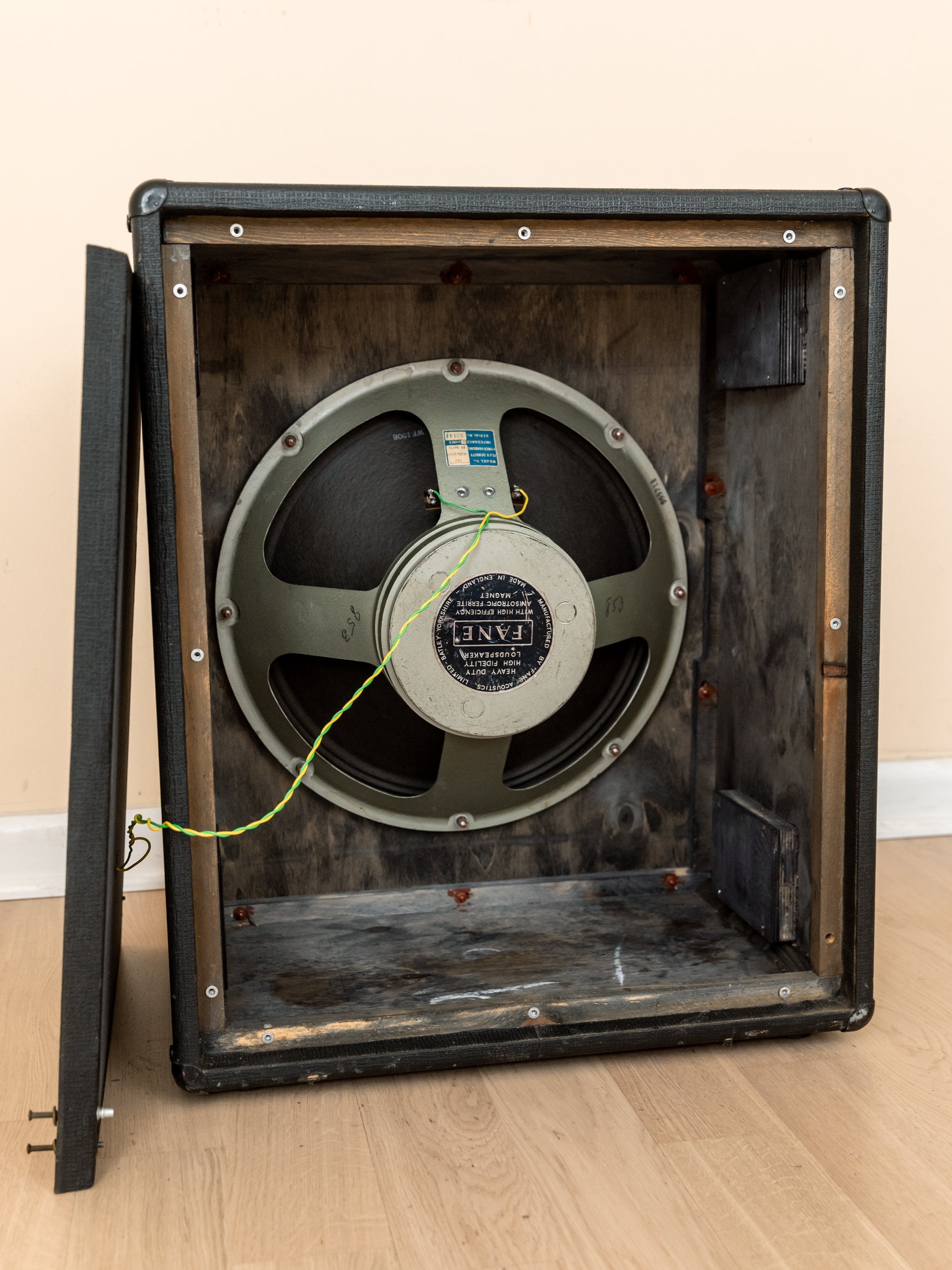 1965 Vox JMI-era Foundation Bass 1x18 Vintage Speaker Cabinet w/ Fane Speaker