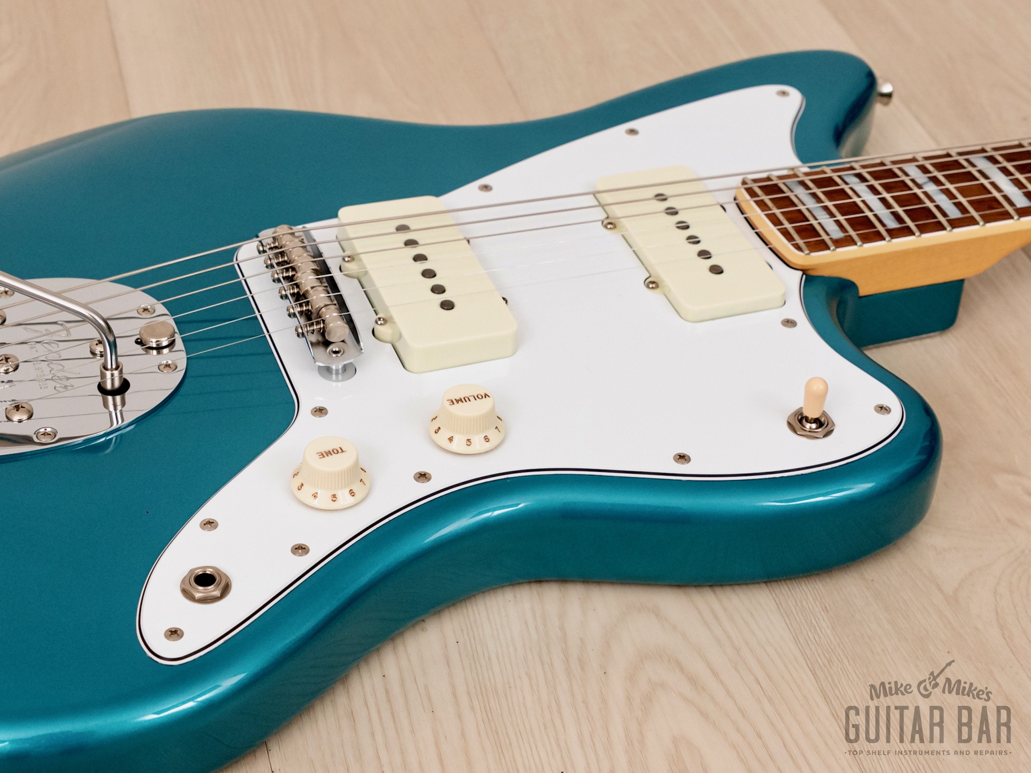 2019 Fender Limited Collection Jazzmaster Ocean Turquoise Lacquer w/ Case, COA & Hangtags, Japan MIJ