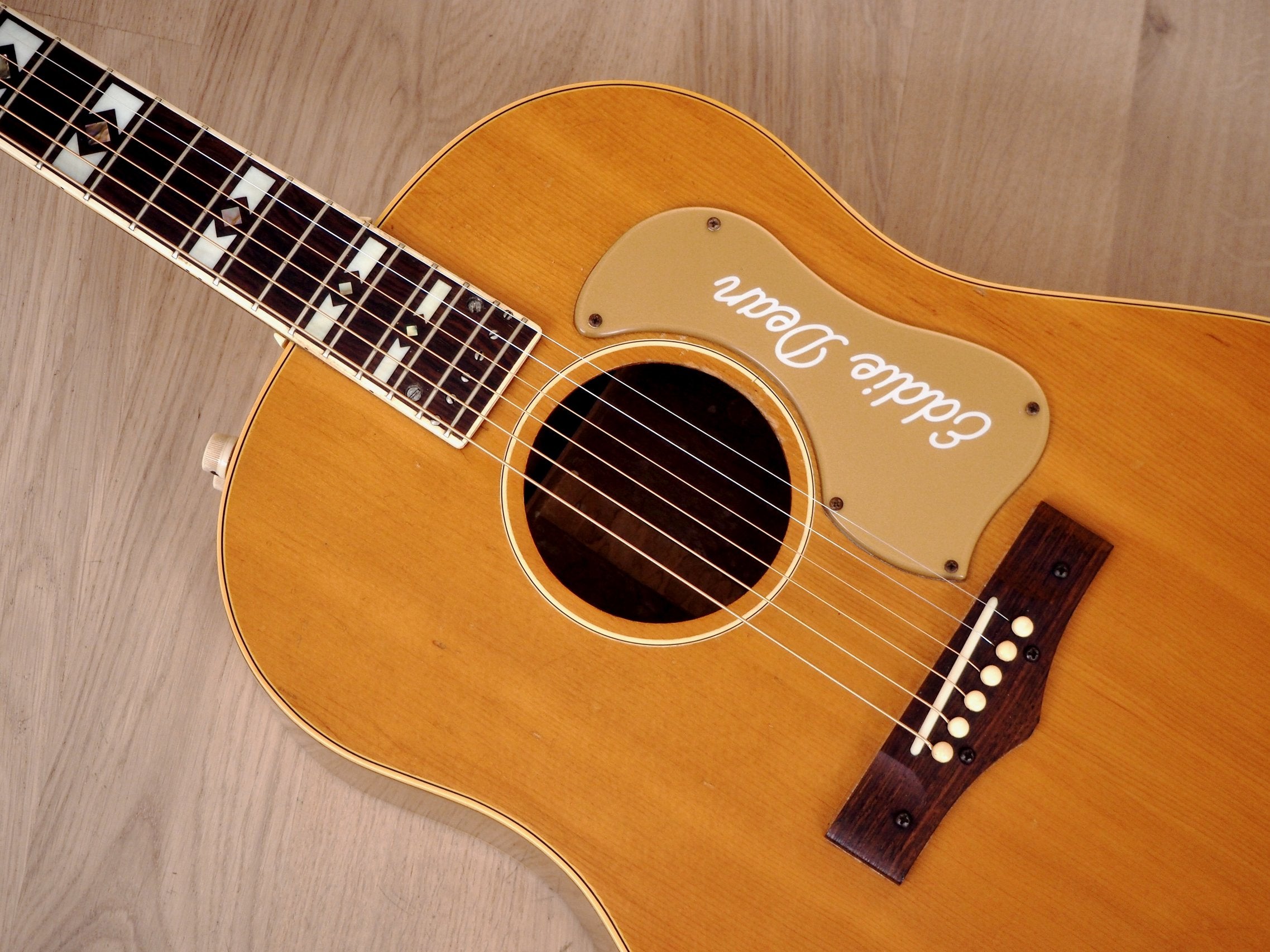 1957 National 1155E Eddie Dean Singing Cowboy One-Off Dreadnought Custom Color & Inlay, Gibson J-45 Body