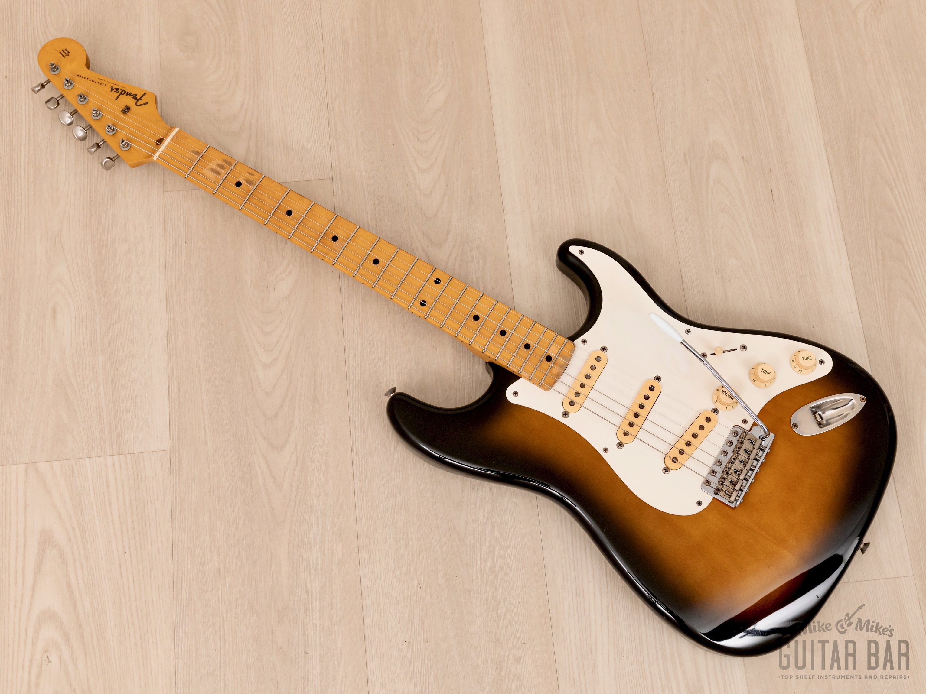 1989 Fender Stratocaster ‘57 Vintage Reissue ST57-55 Sunburst 100% Original, Japan MIJ Fujigen
