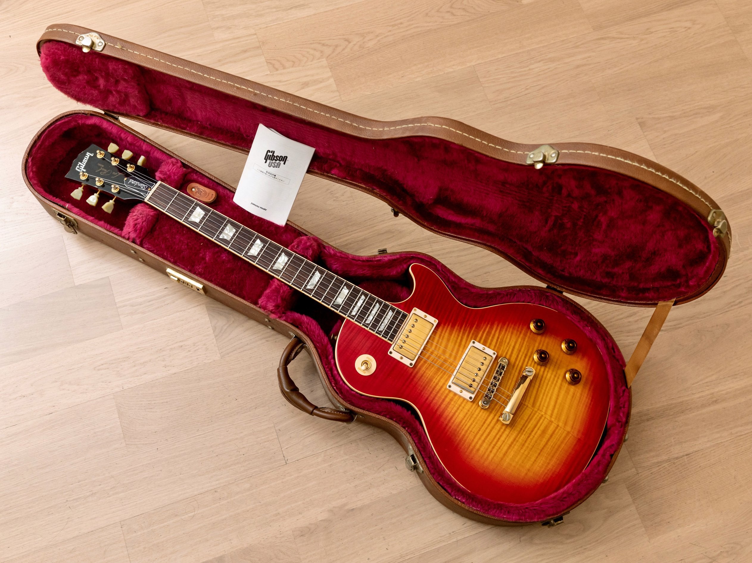 1998 Gibson Les Paul Standard Plus Limited Edition, Gold Hardware & 57 Classic PAFs w/ Case & Tags, Yamano