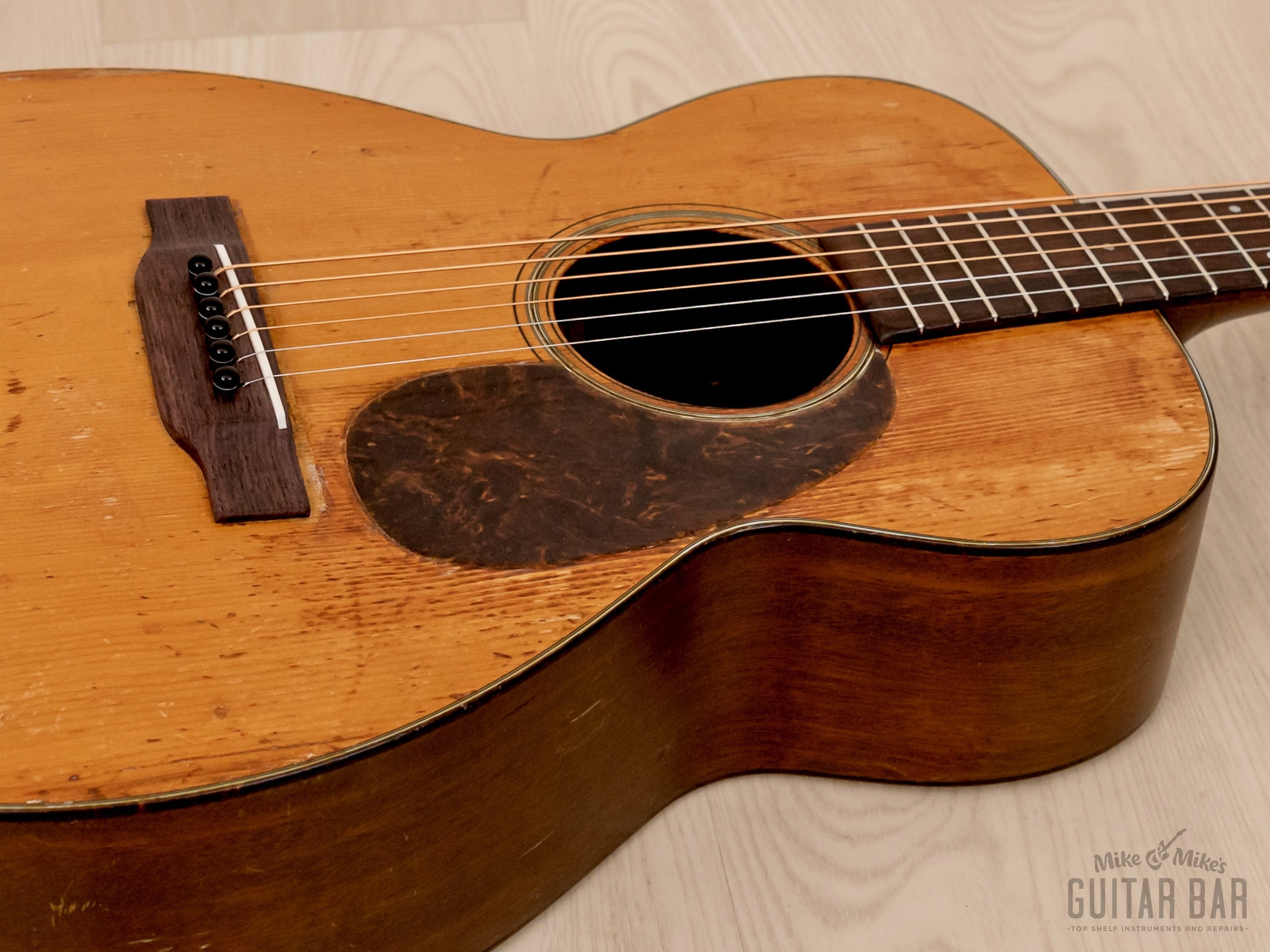 1943 Martin 0-18 Wartime Vintage Acoustic Guitar, Adirondack Spruce Top, Serviced