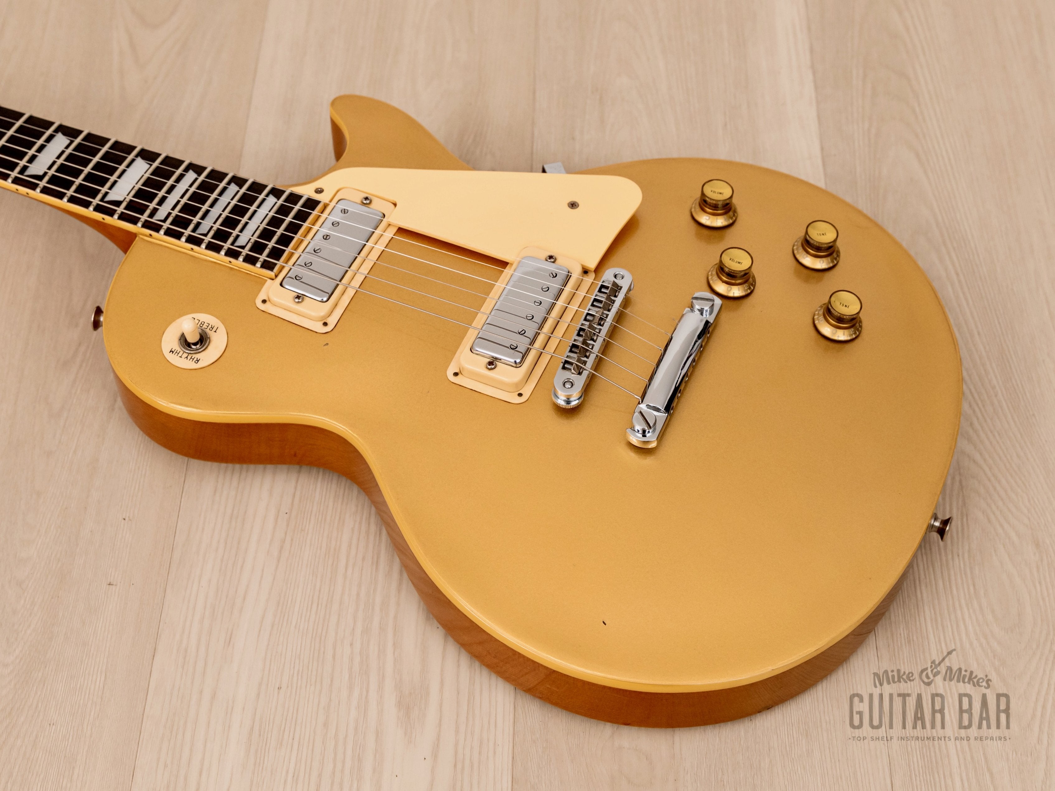 1978 Greco EG600GS Goldtop Vintage Guitar w/ Mini Humbuckers, Japan Fujigen