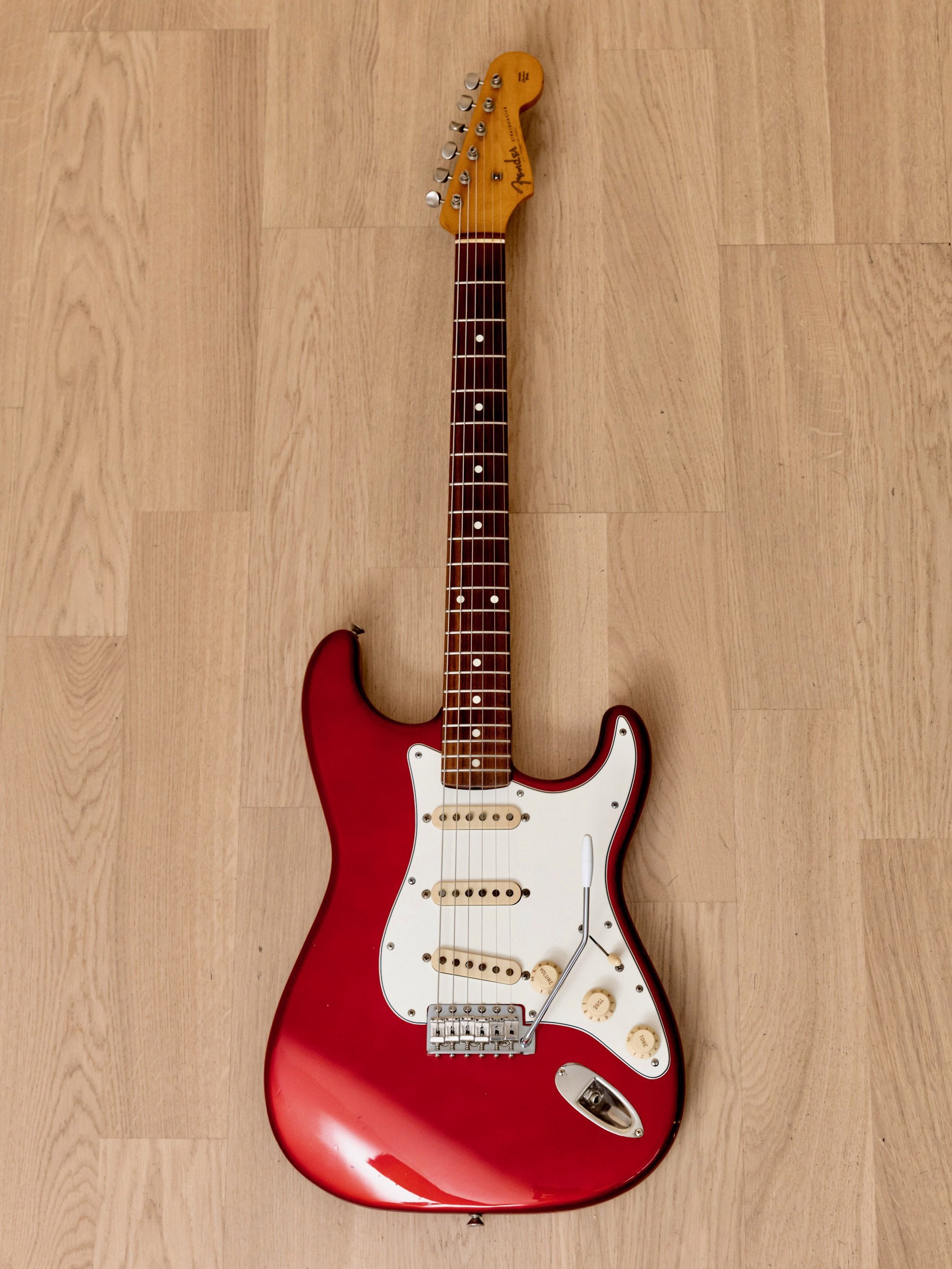 1984 Fender '62 Stratocaster JV ST62-85 Candy Apple Red w/ USA 