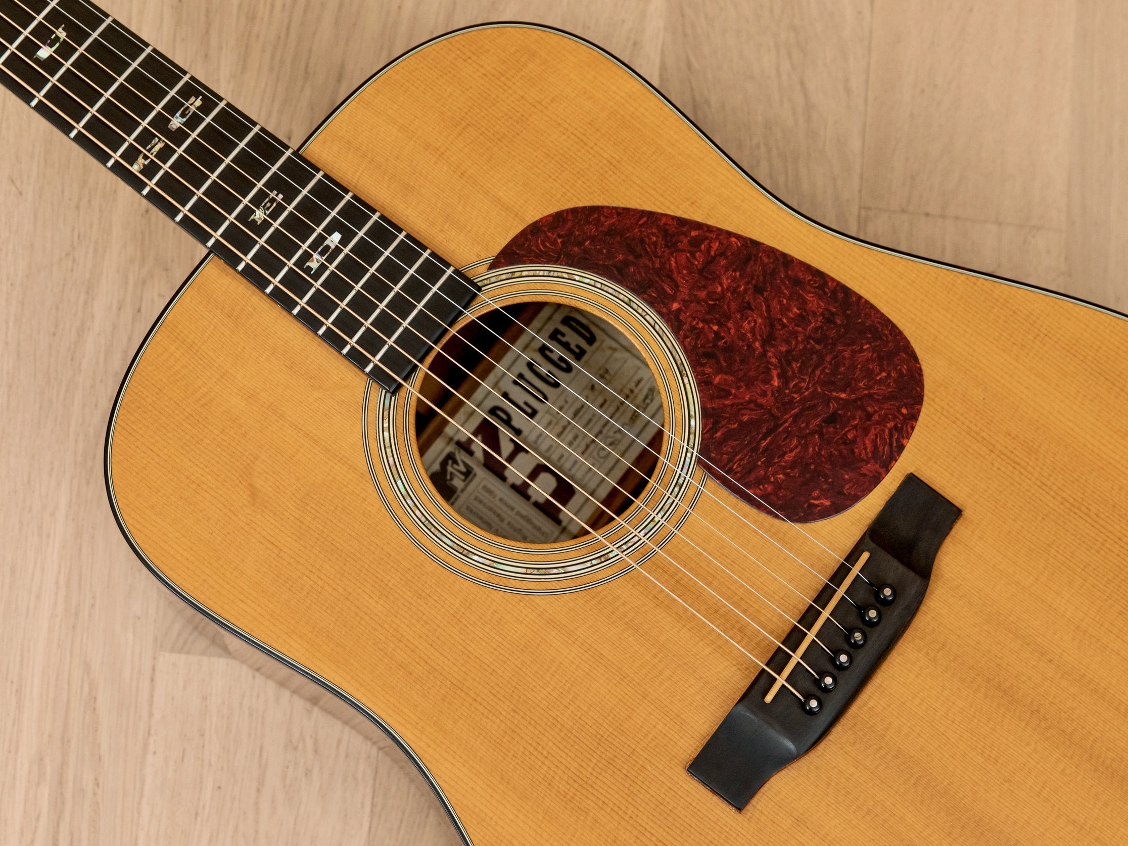 1996 Martin MTV-1 Dreadnought MTV Unplugged Limited Edition, Mahogany & Rosewood w/ Case