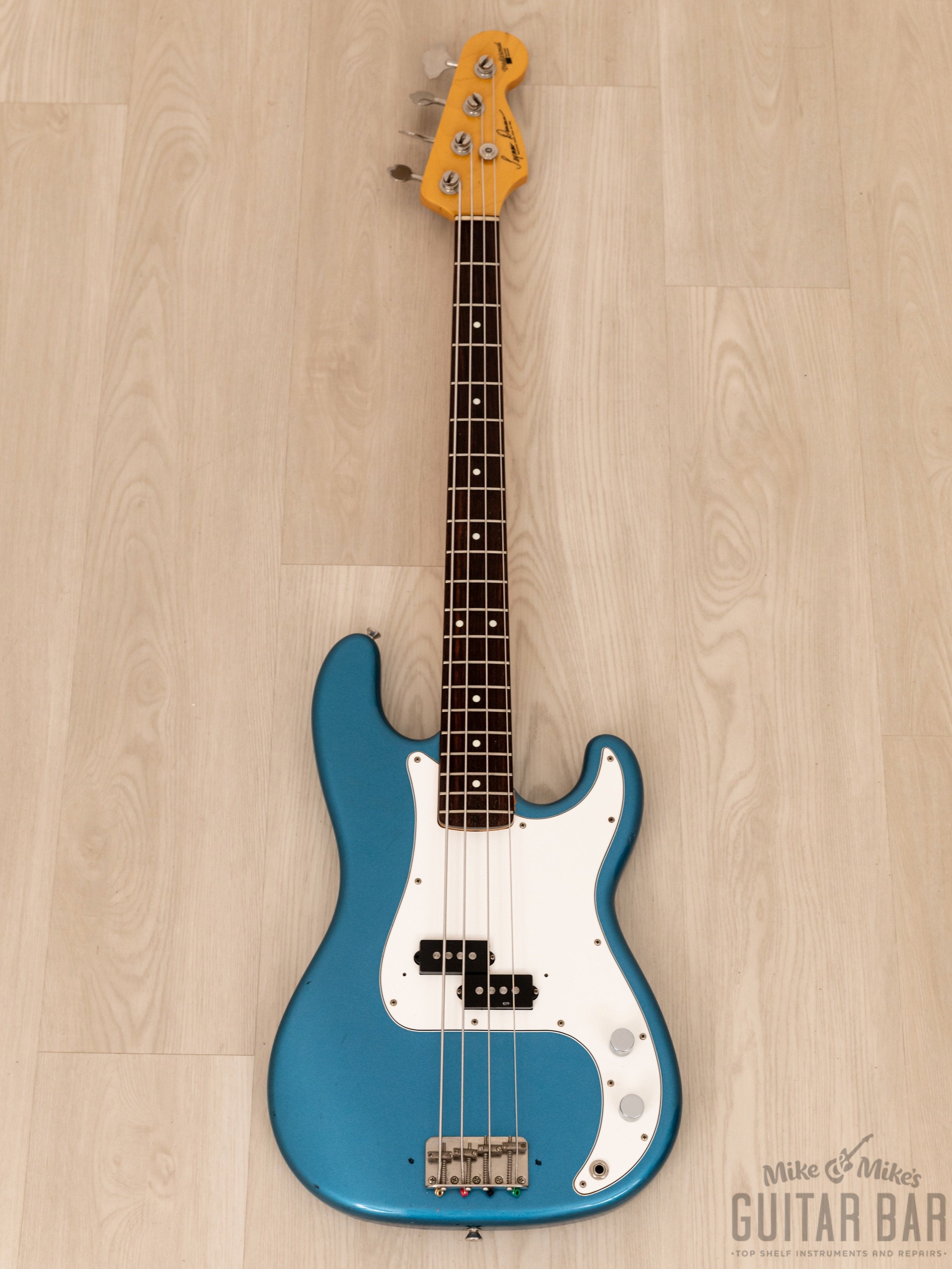 2002 ESP-Made Seymour Duncan Traditional Series DP-95R P Bass, Lake Placid  Blue, Japan