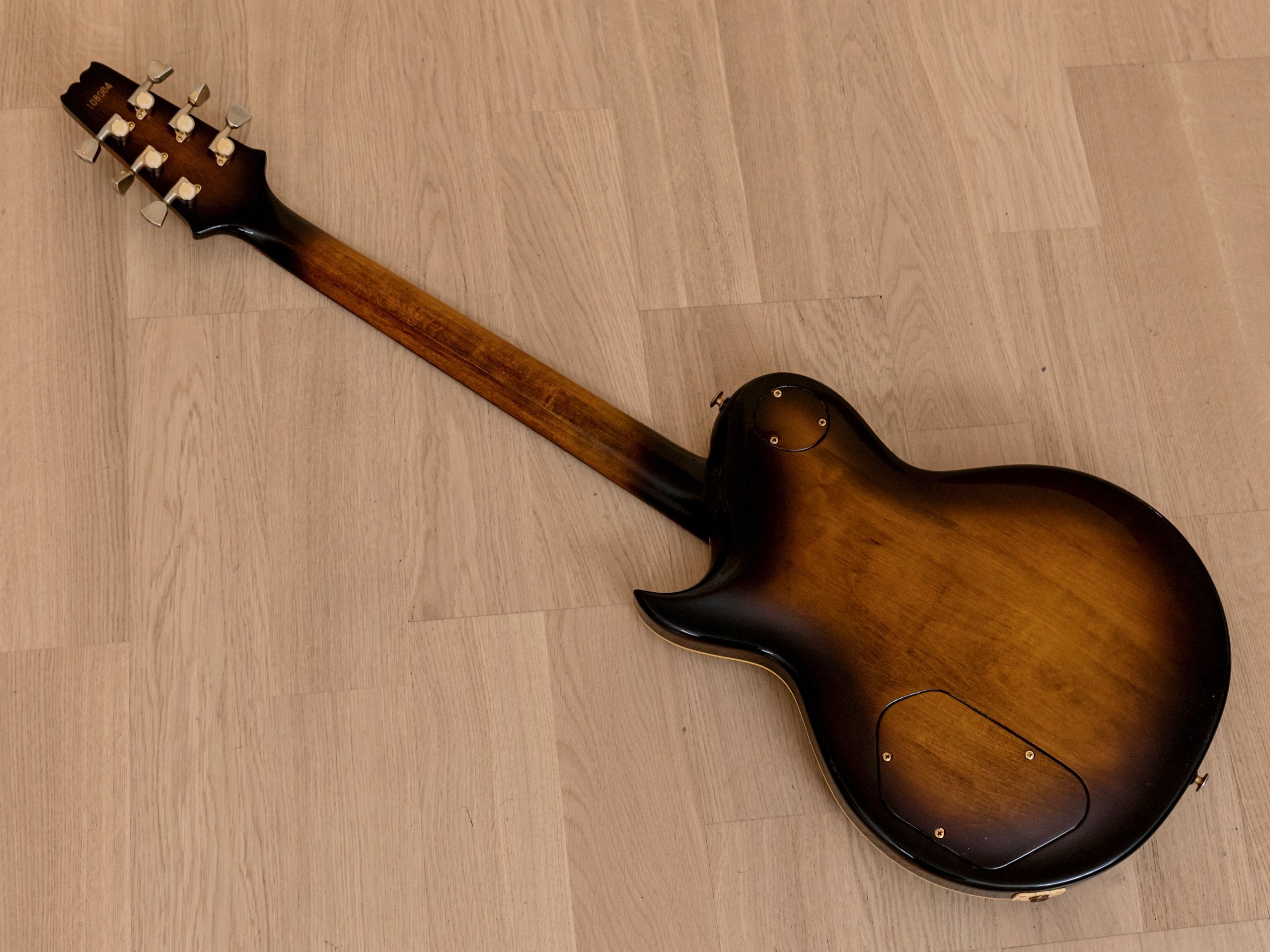 1981 Aria Pro II PE-R80 Vintage Electric Guitar 100% Original Antique Brown Japan Matsumoku w/ Maxon MMK 75