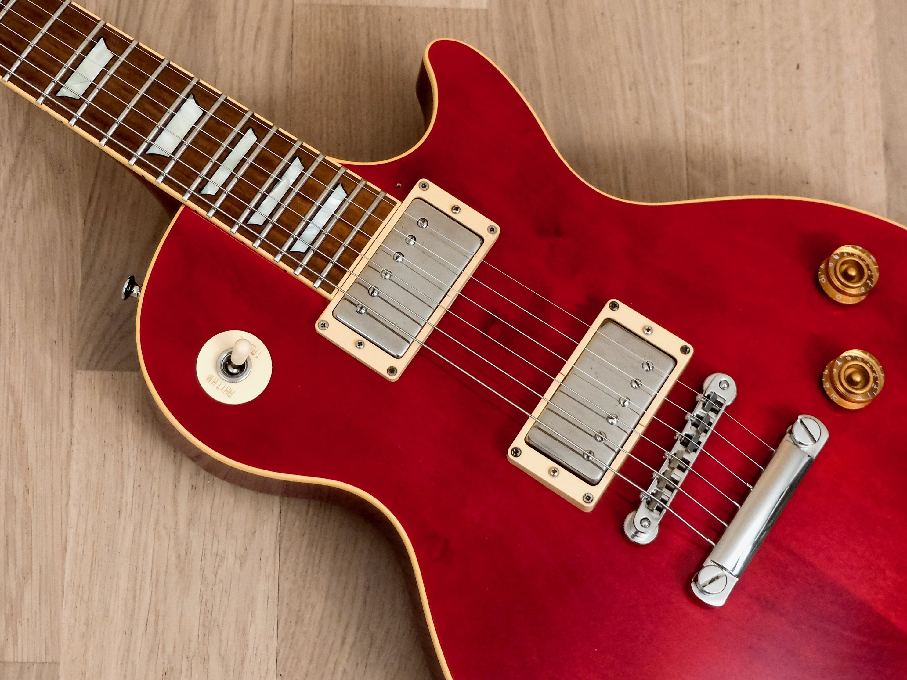 2001 Epiphone by Gibson Les Paul Standard Cherry w/ Case, Japan Fujigen