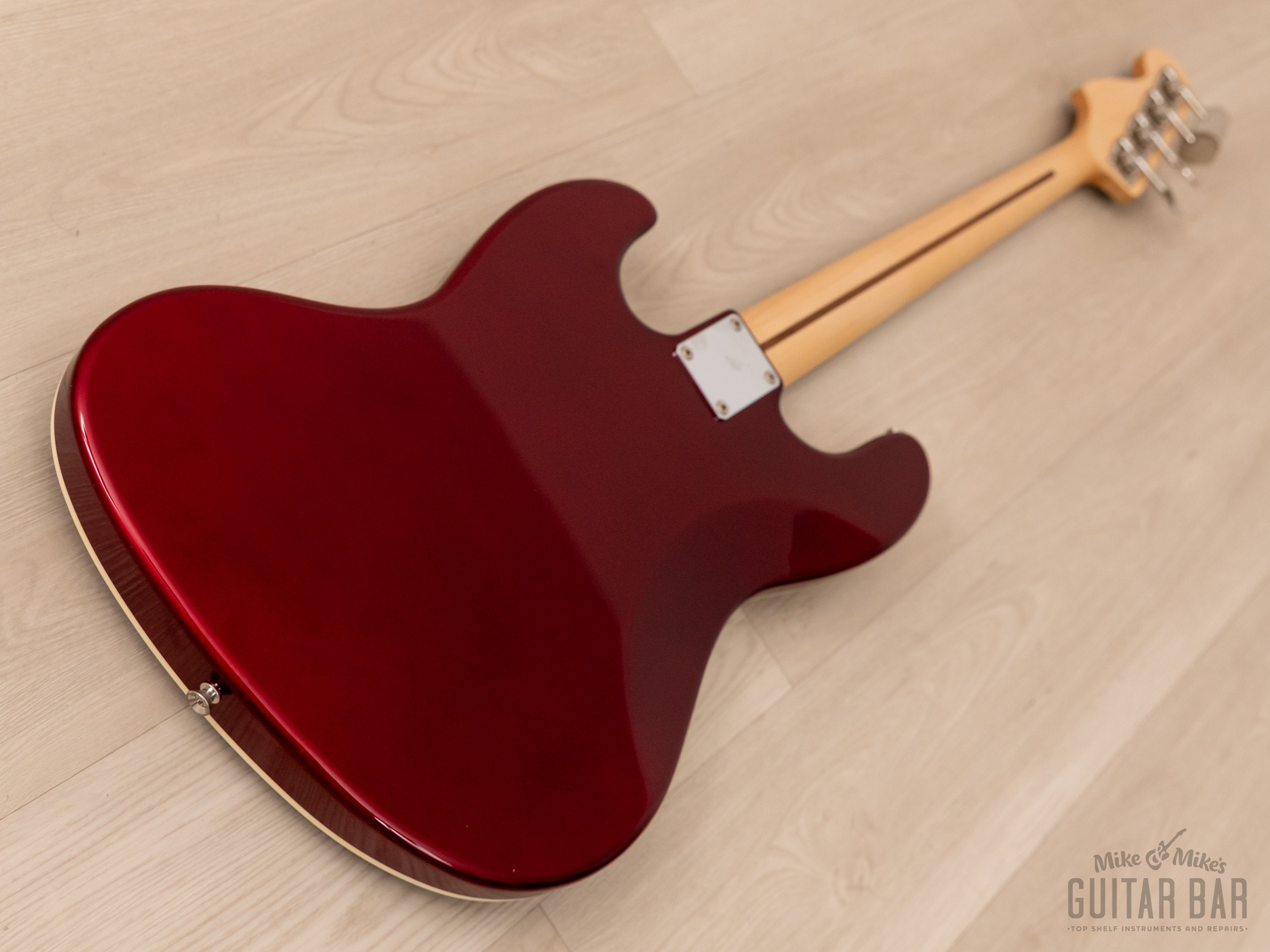 2017 Fender Aerodyne Jazz Bass PJ Electric Bass Guitar Candy Apple Red, Japan MIJ