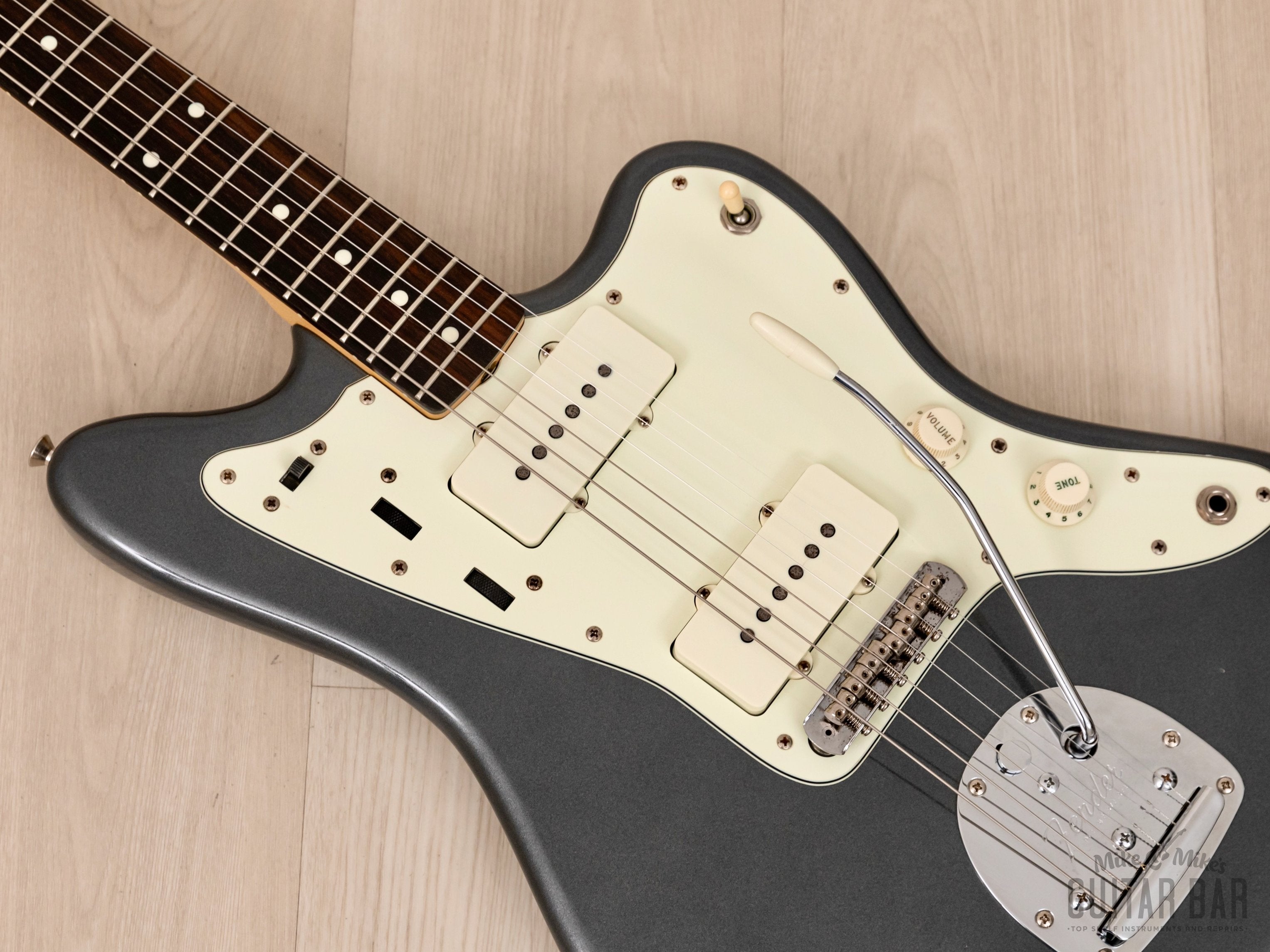 2019 Fender Hybrid 60s Jazzmaster Charcoal Frost FSR w/ USA Pickups, Japan MIJ