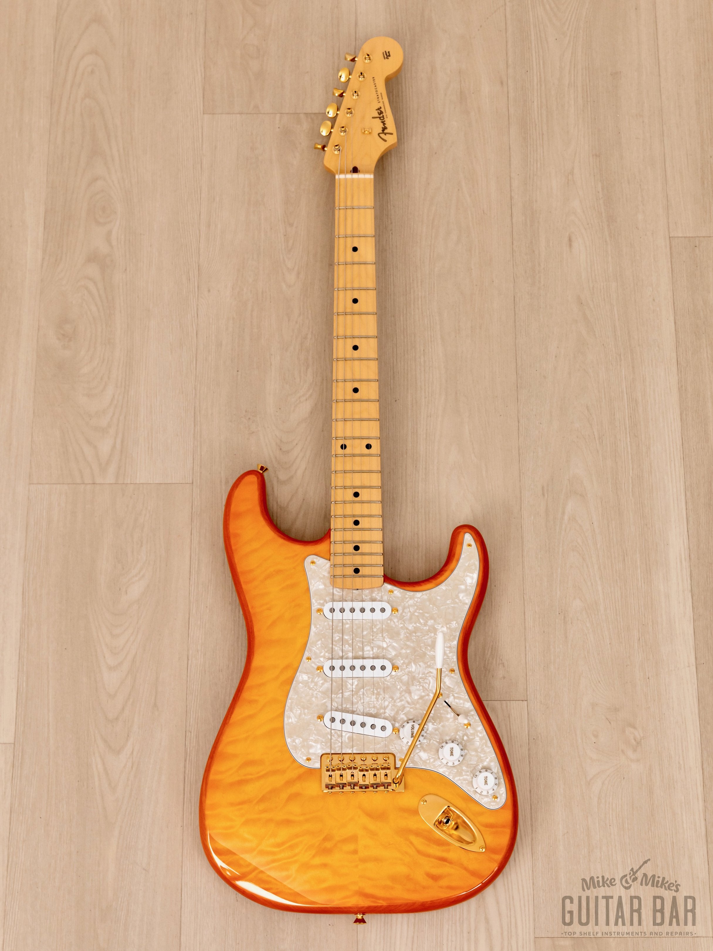 2023 Fender Traditional II 50s Stratocaster FSR Ishibashi w/ Quilted Maple Top, Honey Burst, Japan MIJ