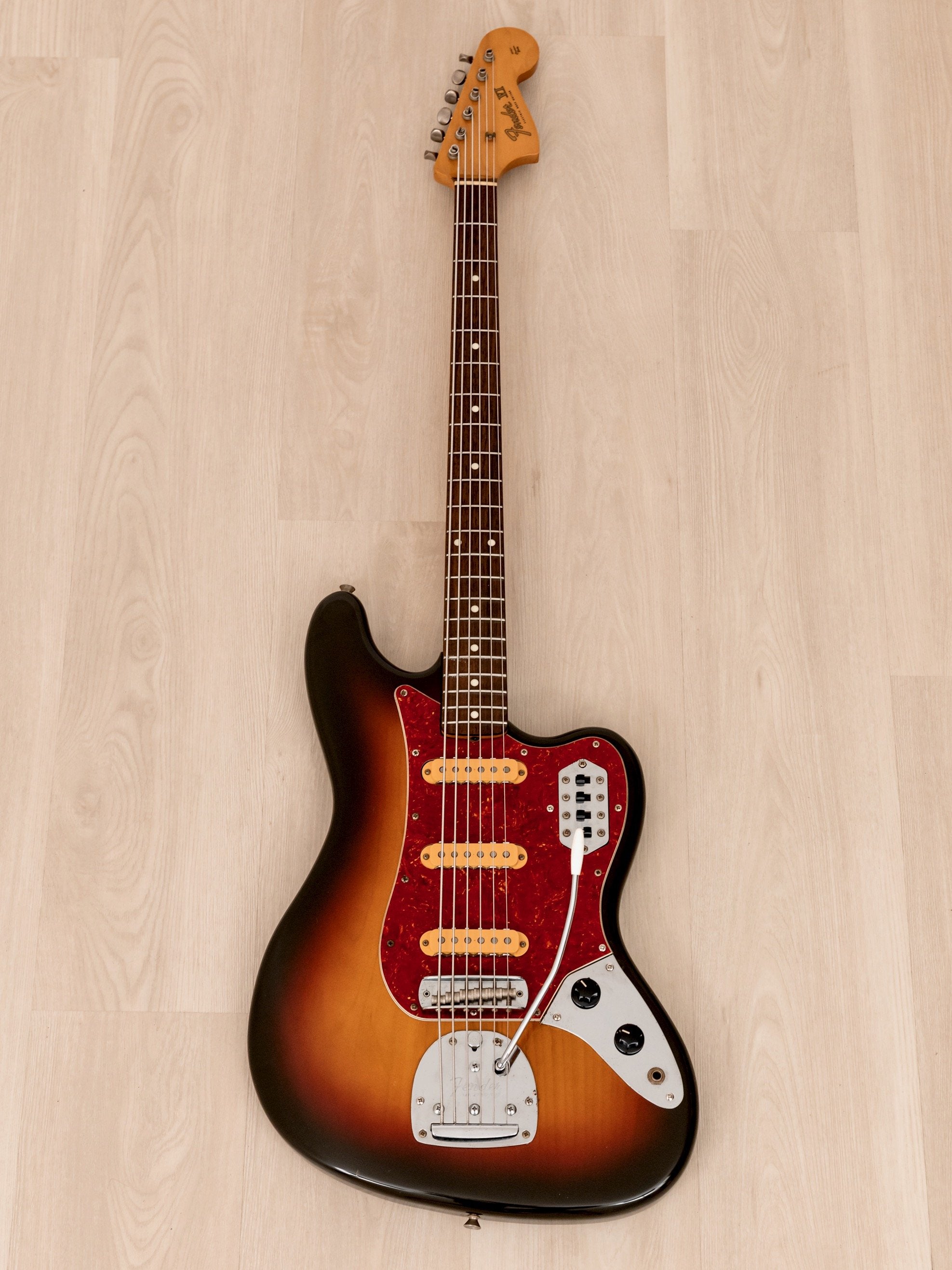1992 Fender Custom Edition Bass VI Sunburst, 100% Original Near Mint w/ Hangtags, Japan MIJ Fujigen