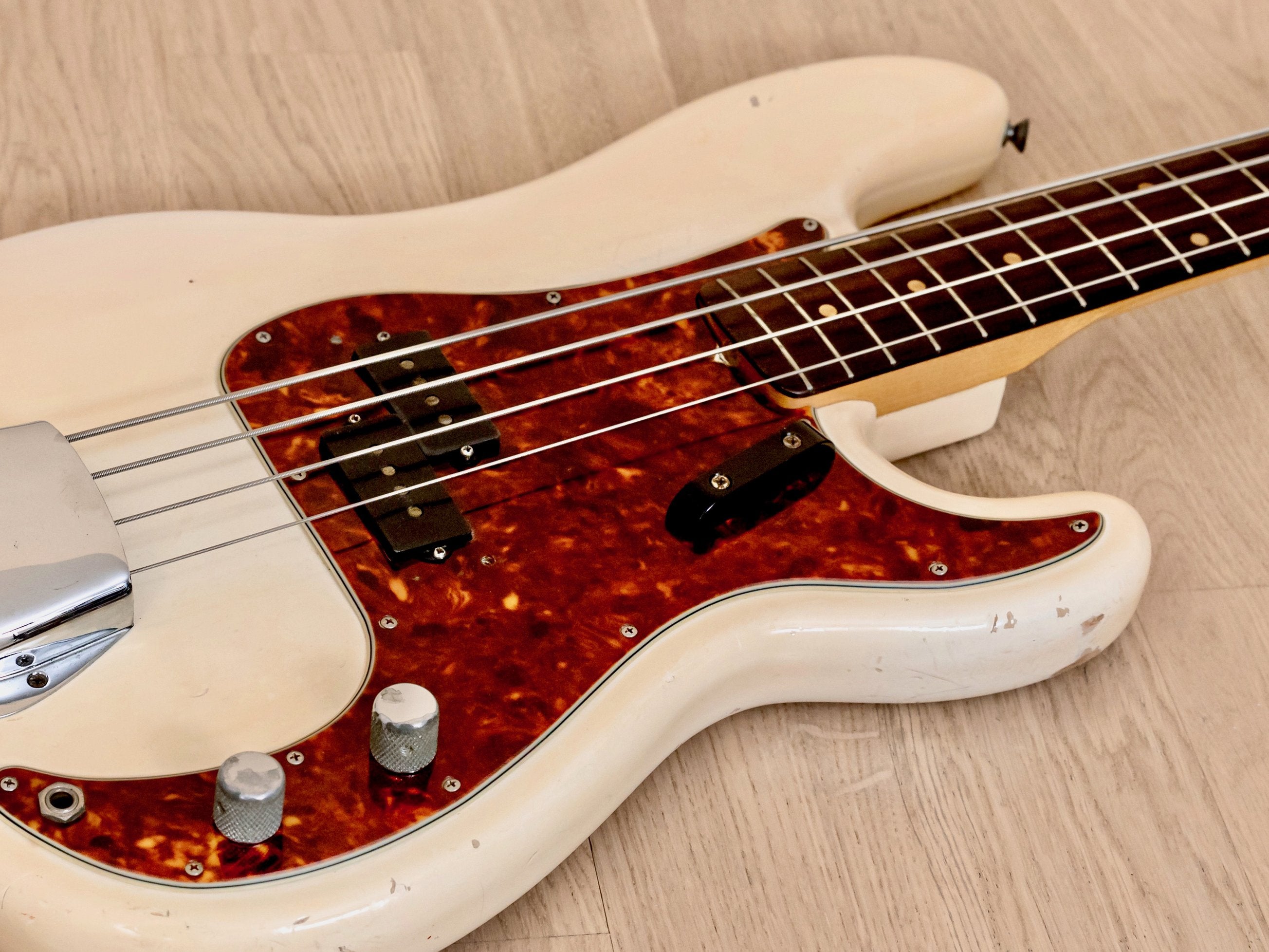 1963 Fender Precision Bass Vintage Pre-CBS Olympic White 100% Original w/ Case