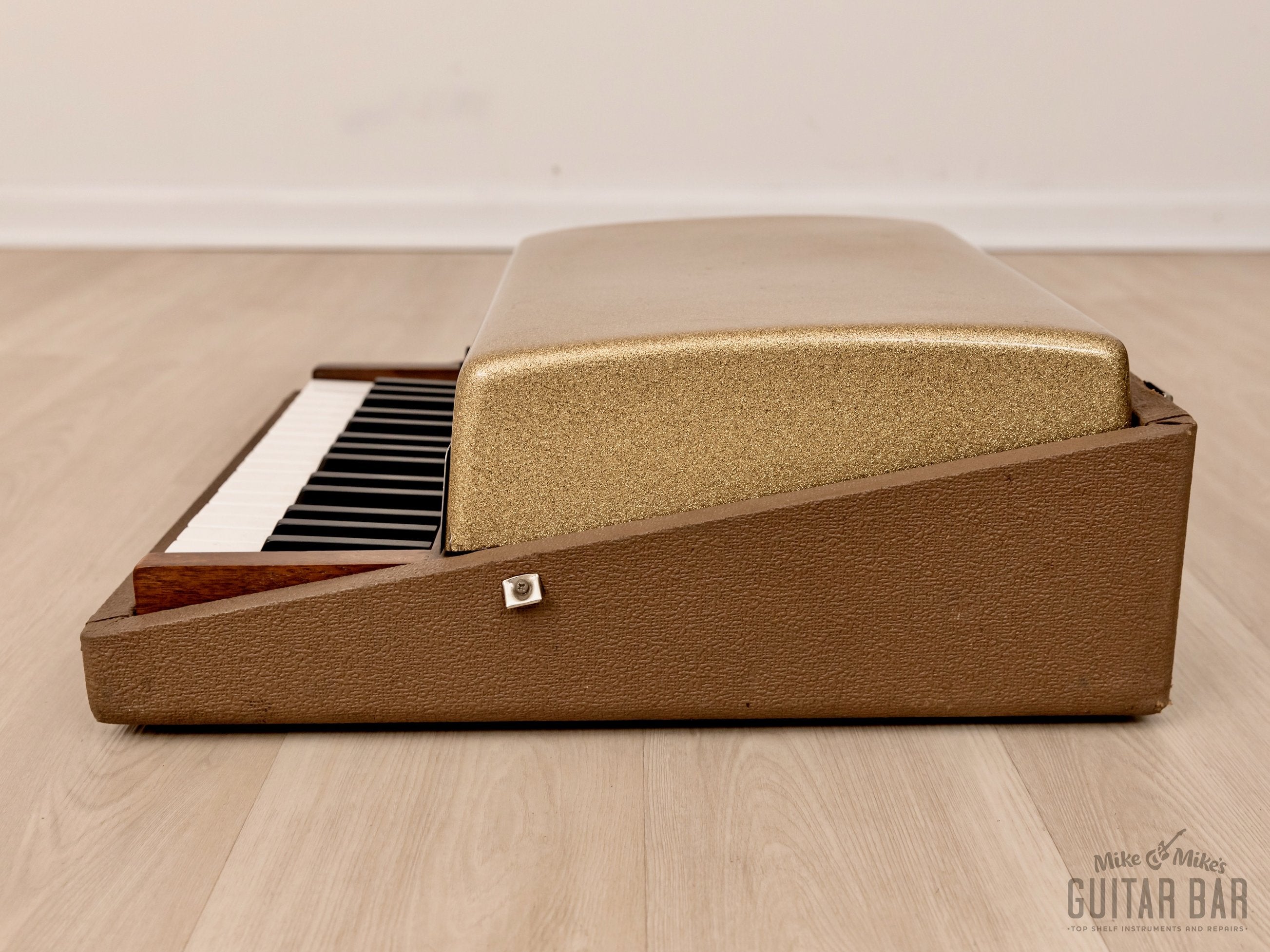 1963 Fender Rhodes Piano Bass Gold Sparkle Top w/ Raymac Tines, Ray Manzarek-Spec