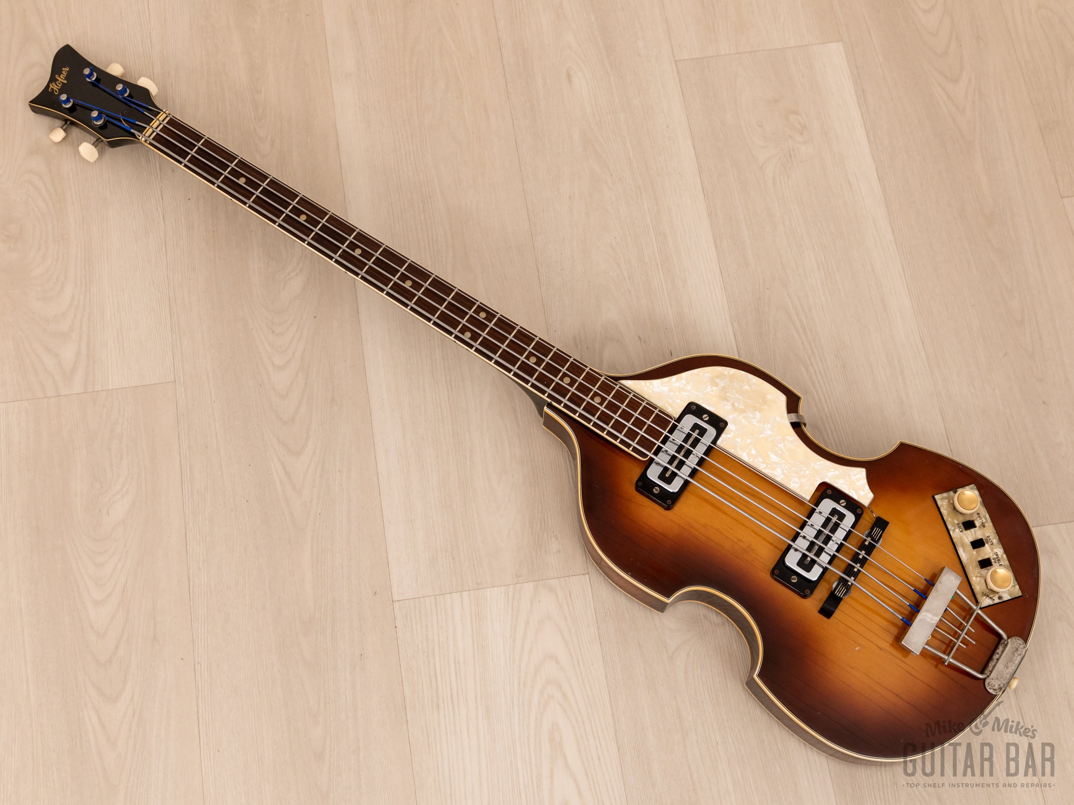 1974 Hofner 500/1 Beatle Bass Vintage Violin Bass 100% Original w/ Blade Pickups, Case