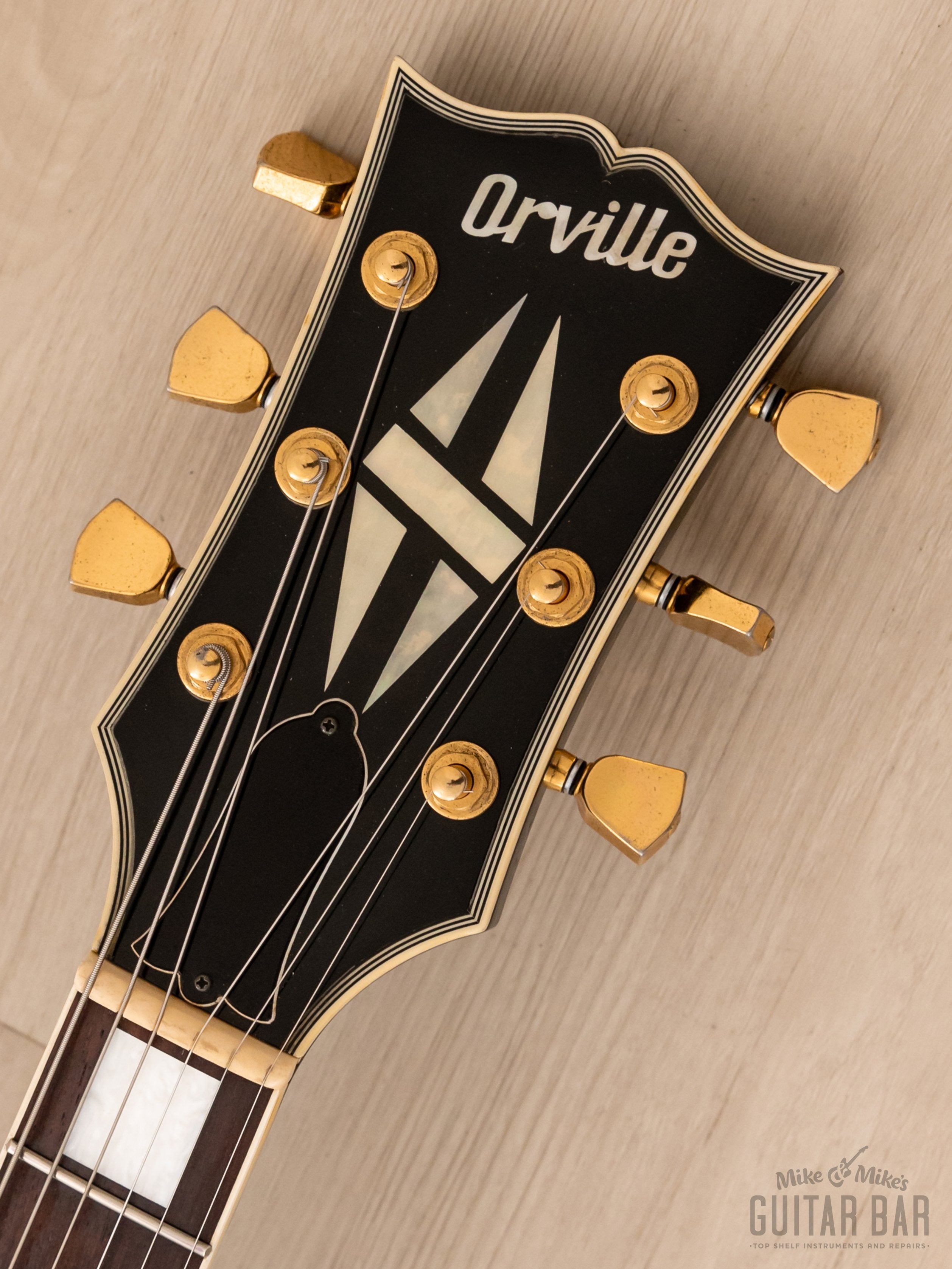 1989 Orville Les Paul Custom LPC-75 Black Beauty Licensed by Gibson, Japan Terada