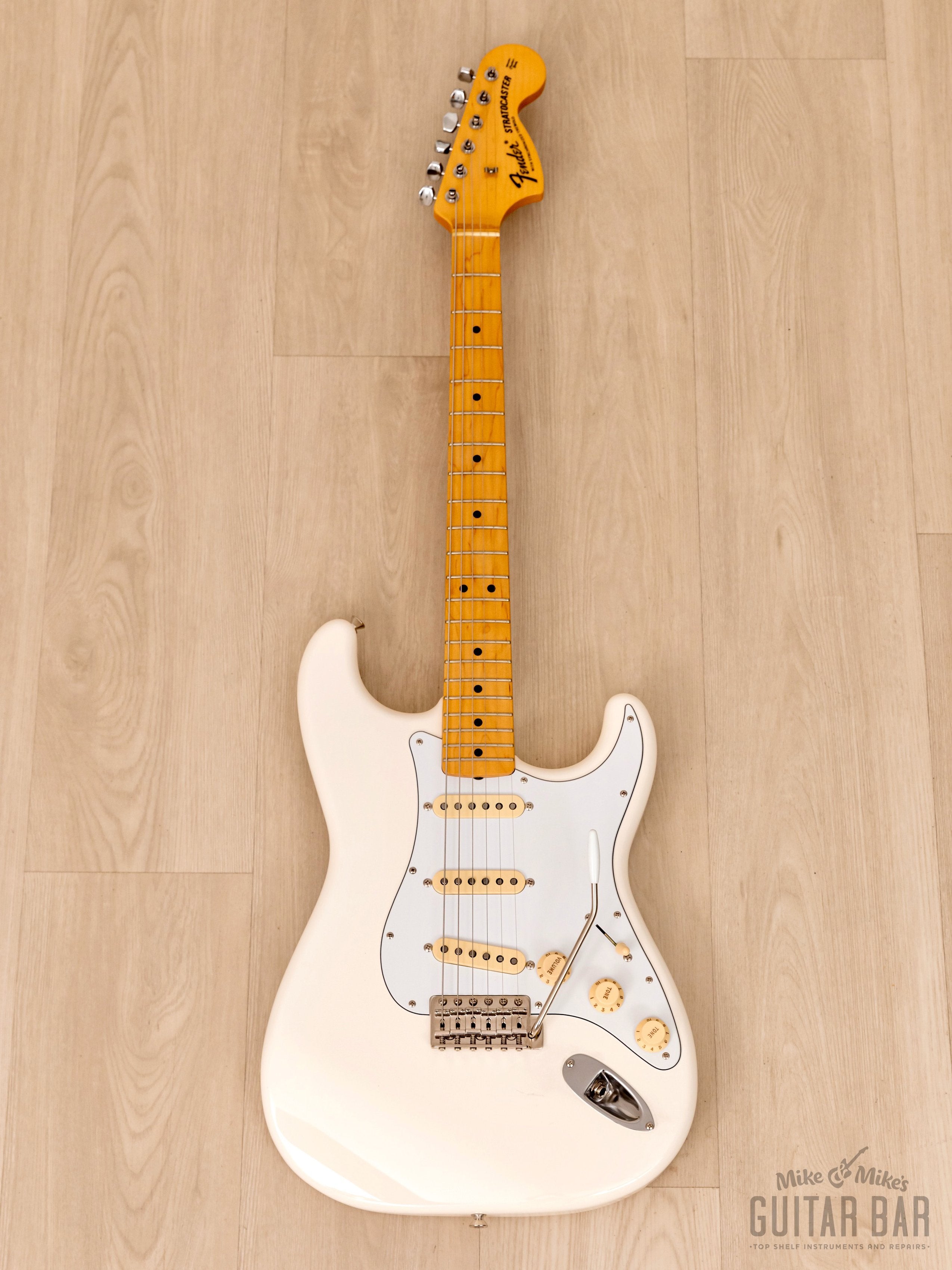 2020 Fender Hybrid 68 Stratocaster Arctic White w/ USA Pure Vintage 57/62 & Hangtags, Japan MIJ