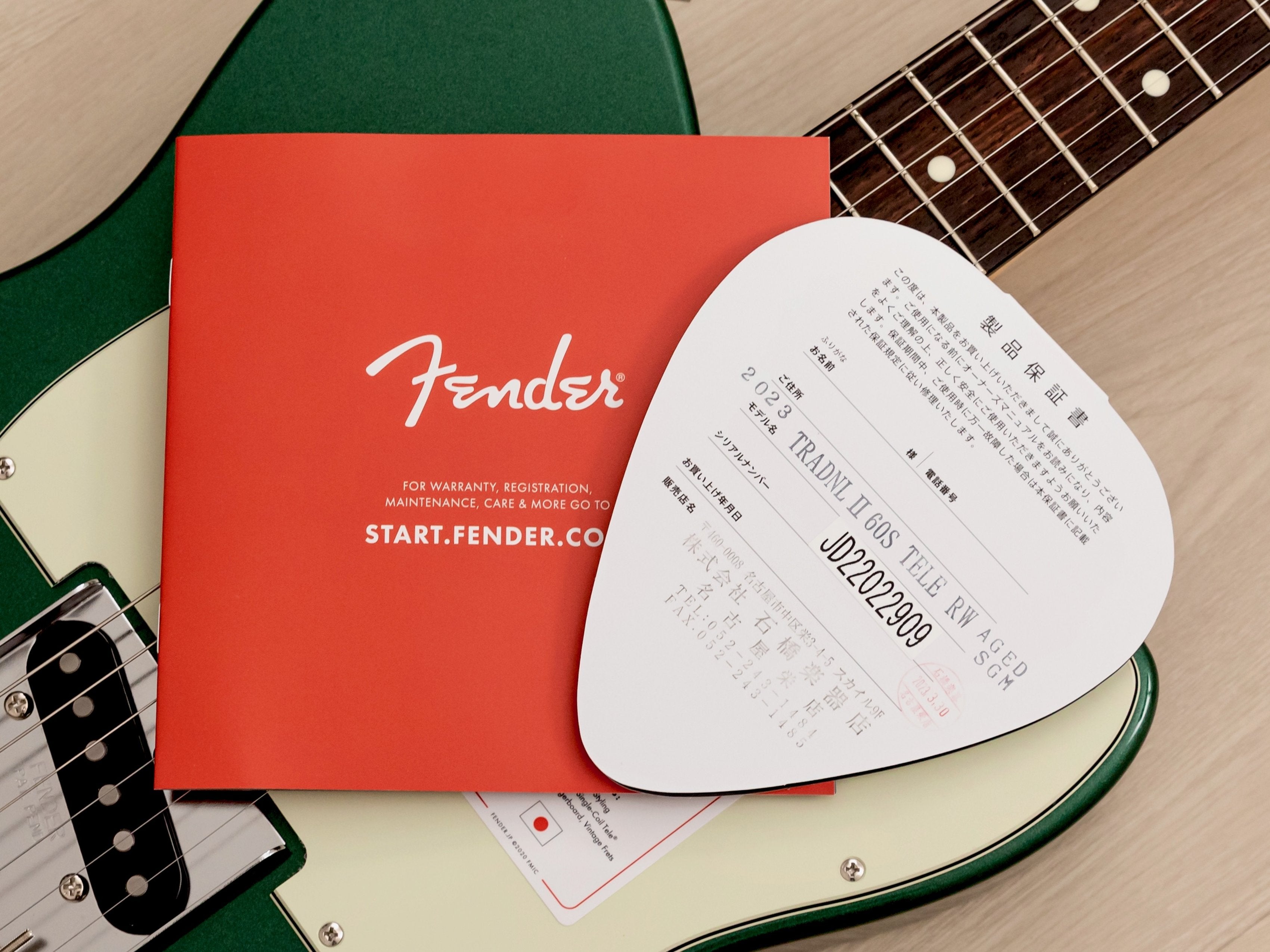 2023 Fender Traditional 60s Telecaster, Aged Sherwood Green, Japan MIJ