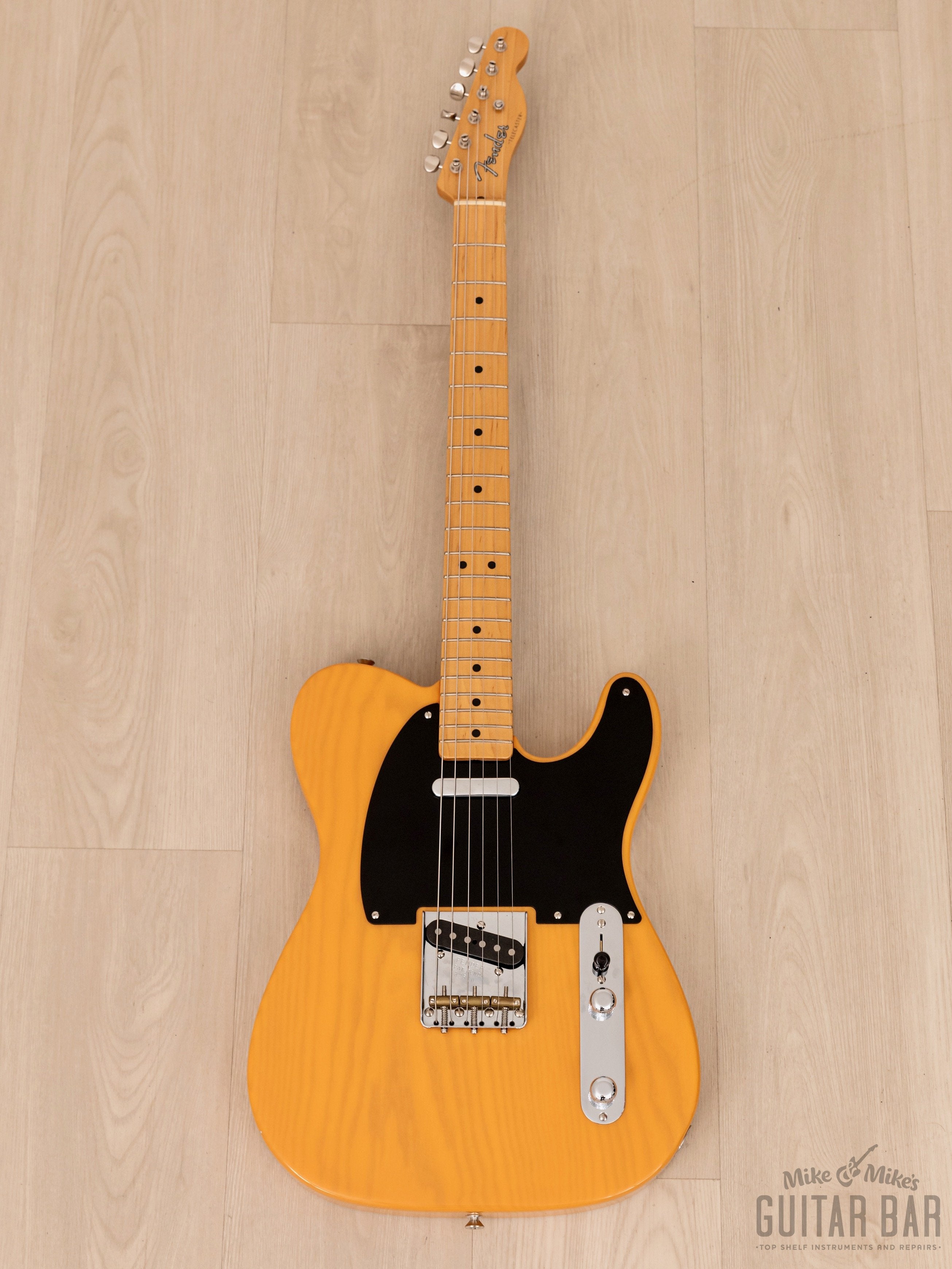 2005 Fender American Vintage '52 Telecaster Butterscotch w/ Tweed Case, COA, Hangtags