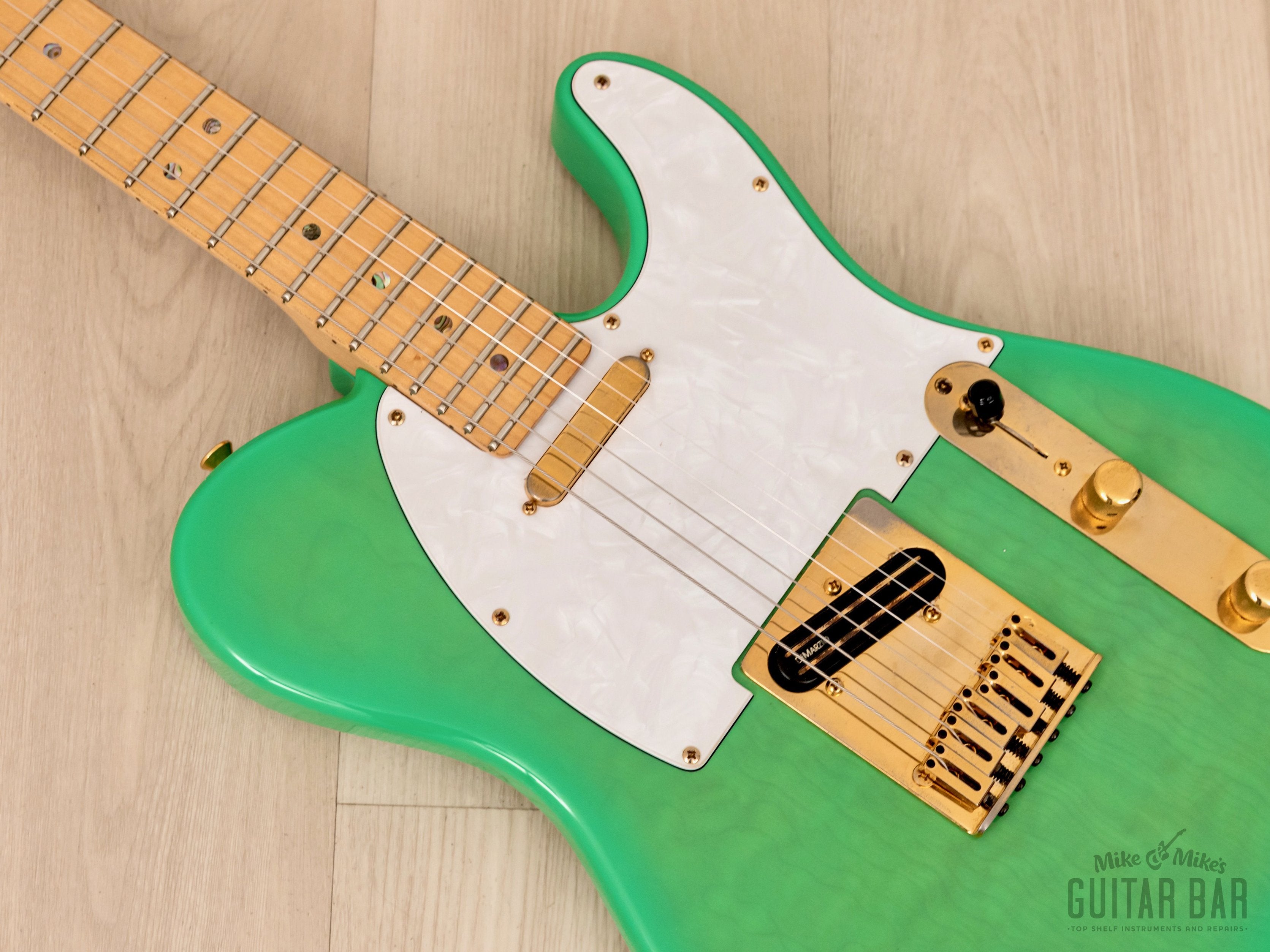 1996 Fender Richie Kotzen Telecaster TLR-135RK Seafoam Green, Near-Mint w/ Case & Tags, Japan MIJ
