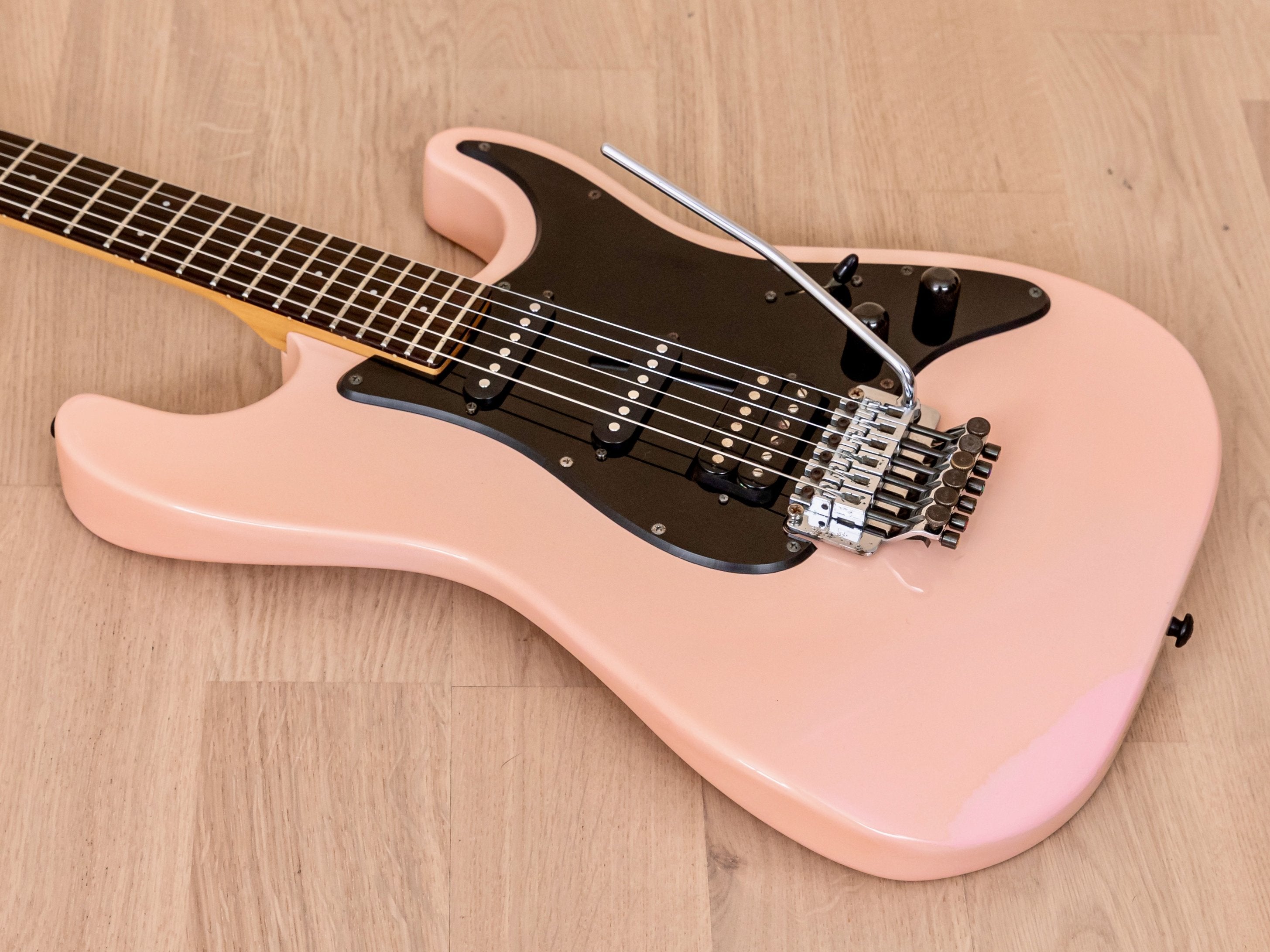 1980s Tokai Custom Edition SJ503 Superstrat HSS Vintage Electric Guitar  Pink, Japan