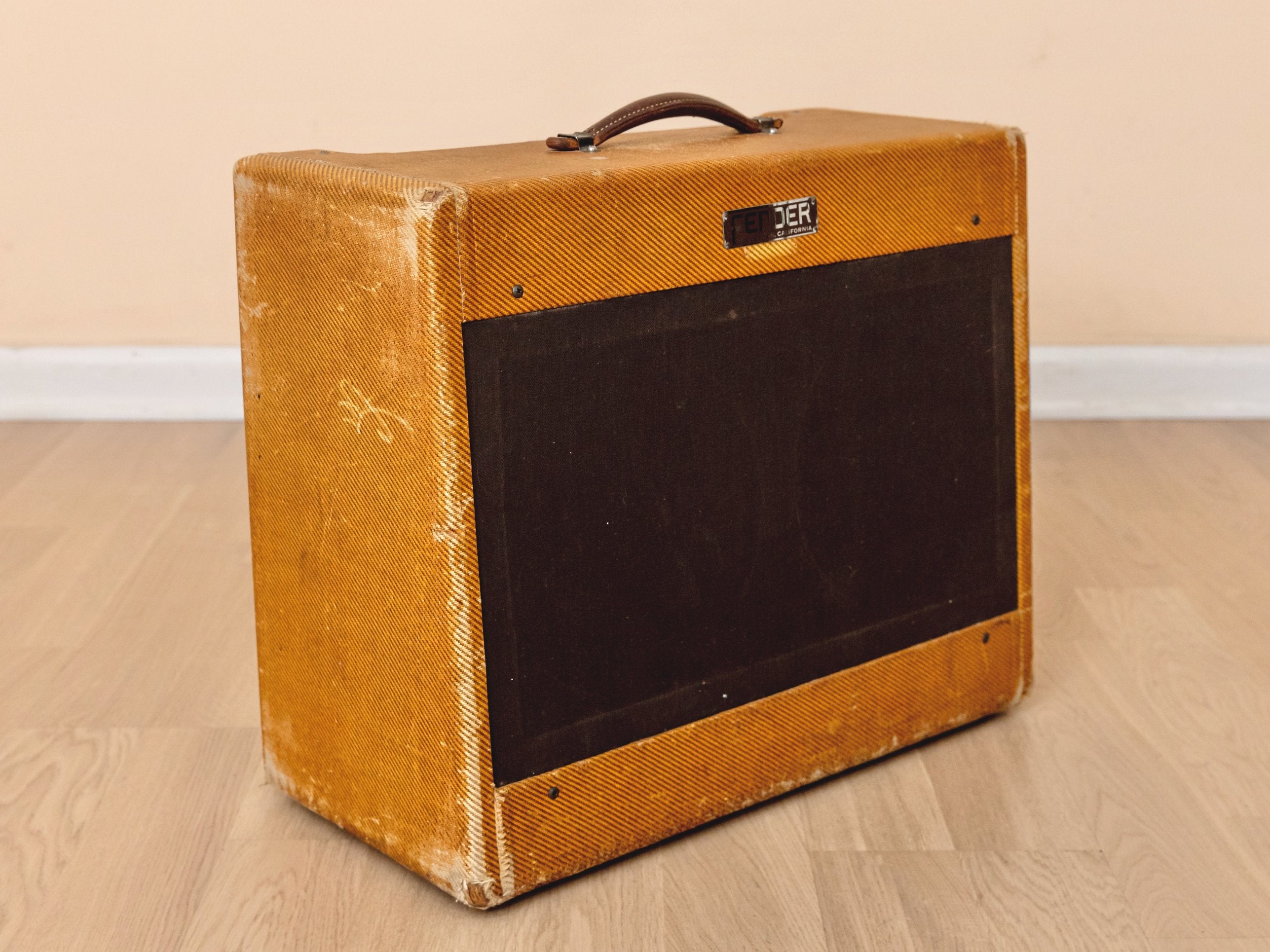1954 Fender Super Tweed Wide Panel Vintage Tube Amp 2x10 w/ Jensen P10R, 5D4