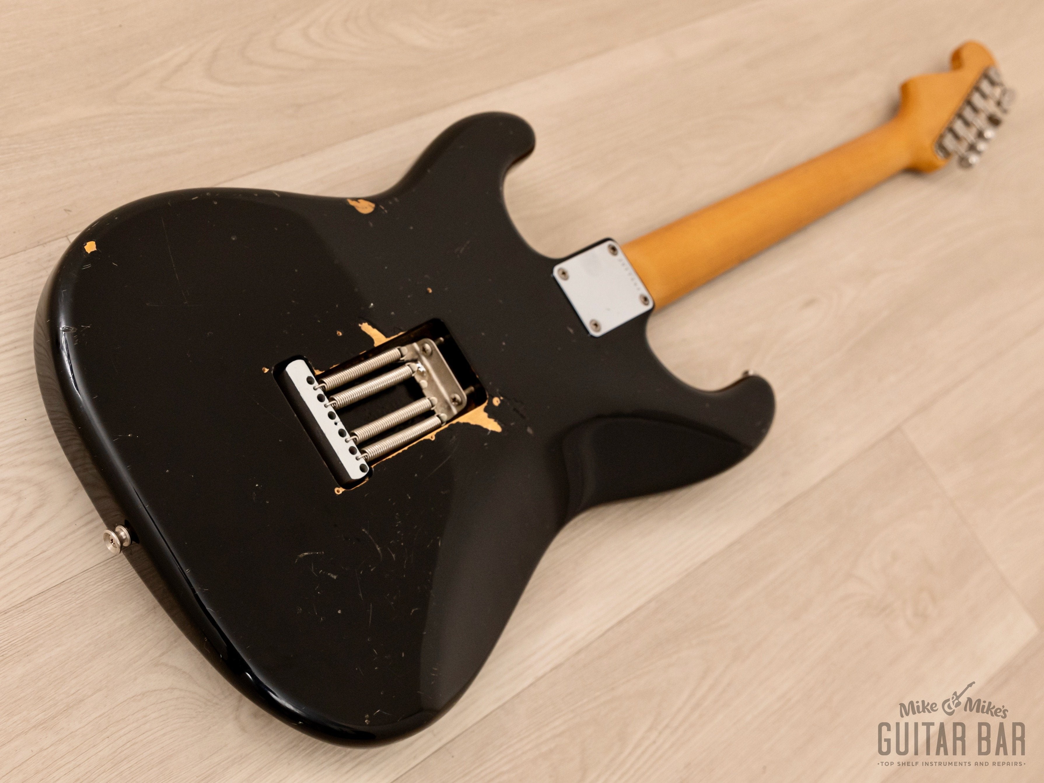 1982 Fender '62 Stratocaster JV ST62-65 Black w/ USA Pickups, Japan MIJ Fujigen