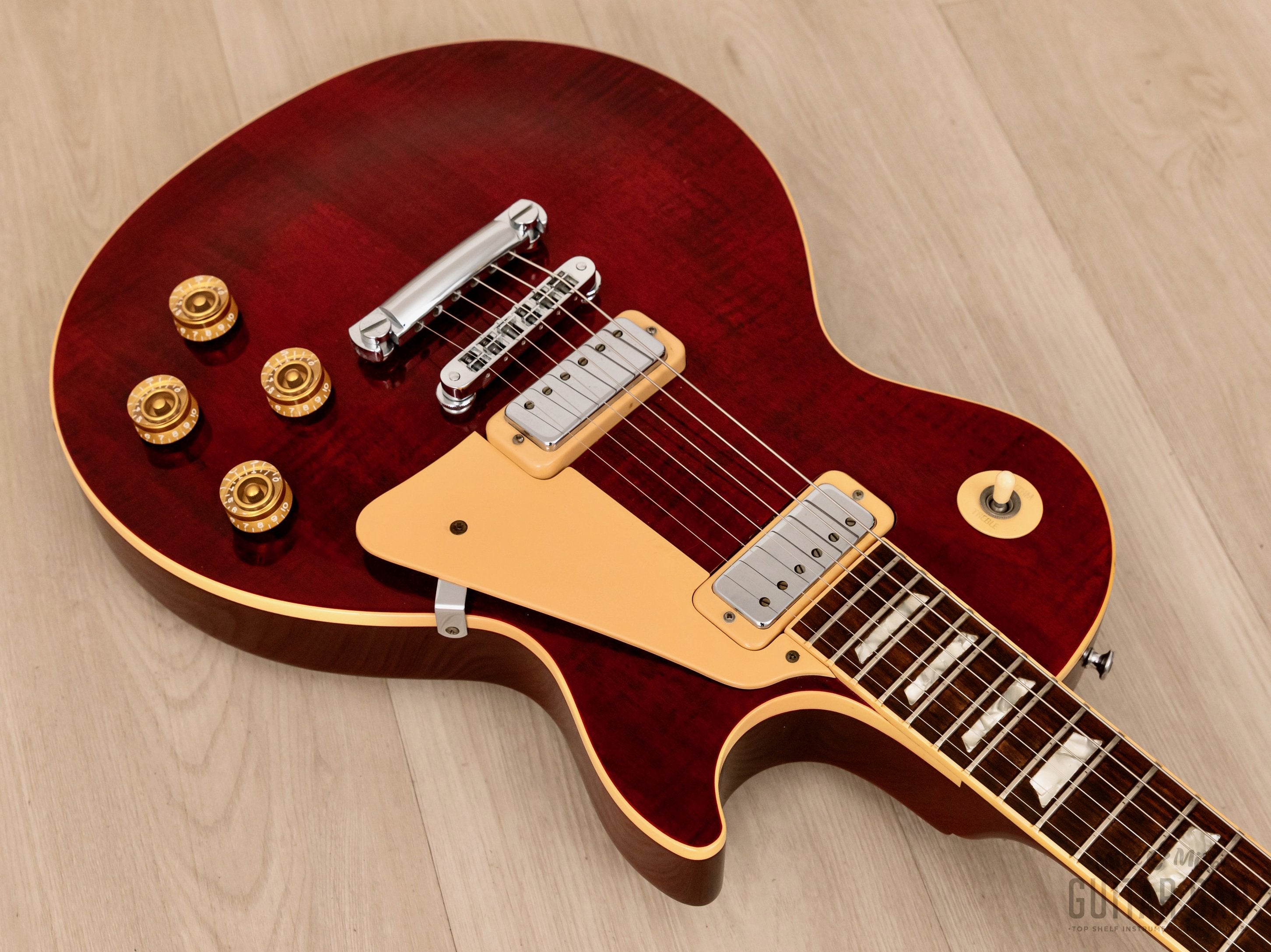 1999 Gibson Les Paul Deluxe Limited Edition Wine Red w/ Case & Hangtags, Yamano