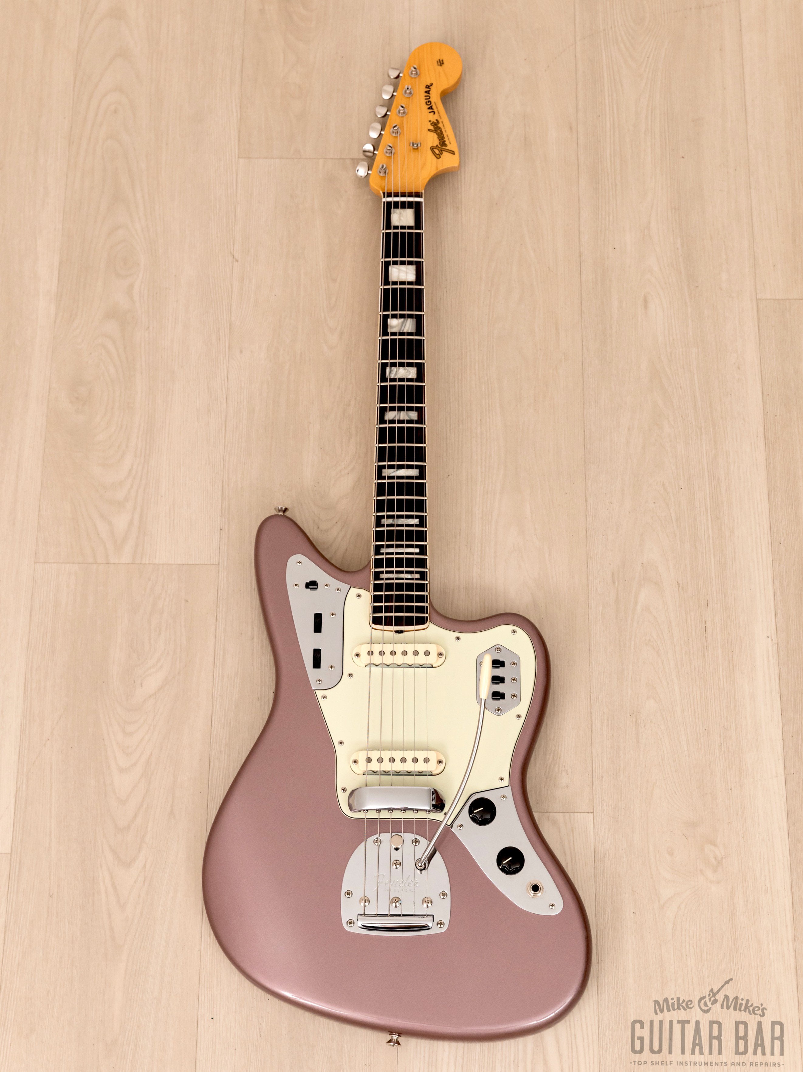 2012 Fender 50th Anniversary Jaguar Offset Guitar Burgundy Mist Lacquer, USA-Made w/ Case & Tags, 1 of 50