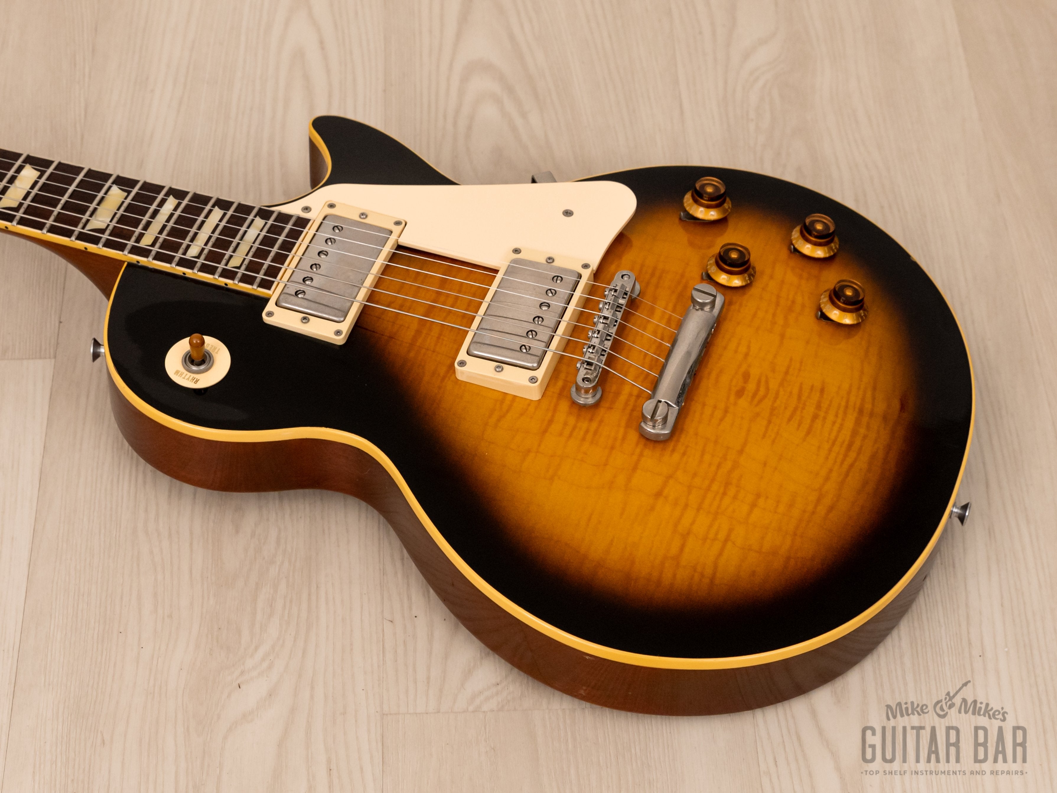 1994 Orville Les Paul Standard Electric Guitar Tobacco Sunburst,  Gibson-Licensed Japan Fujigen