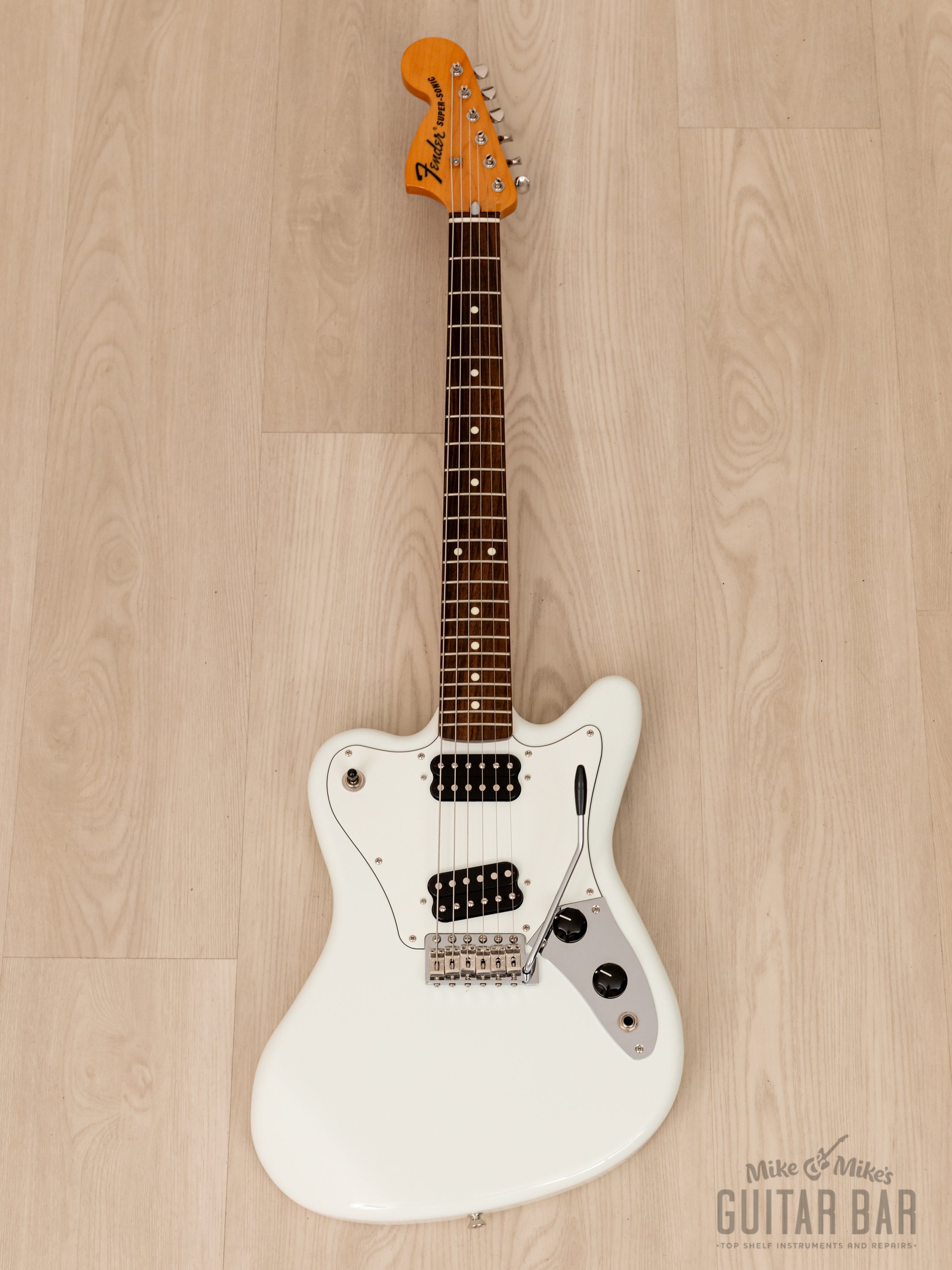 2021 Fender Super Sonic Limited Edition Guitar Olympic White