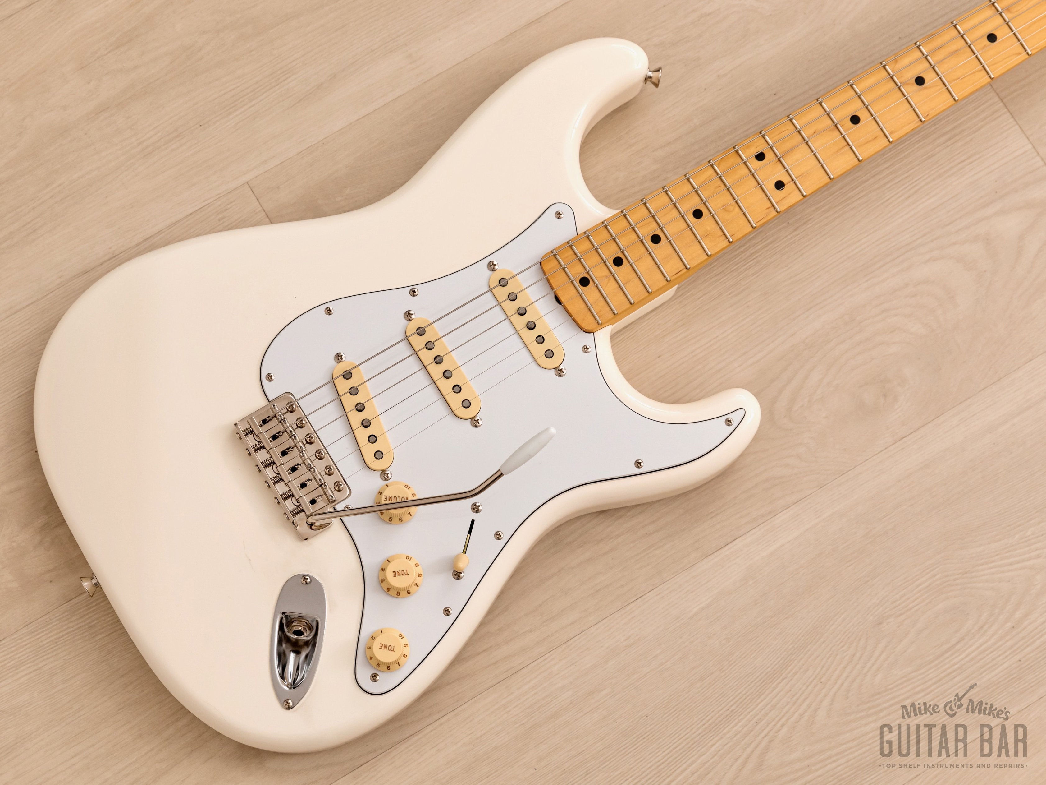 2020 Fender Hybrid 68 Stratocaster Arctic White w/ USA Pure Vintage 57/62 & Hangtags, Japan MIJ