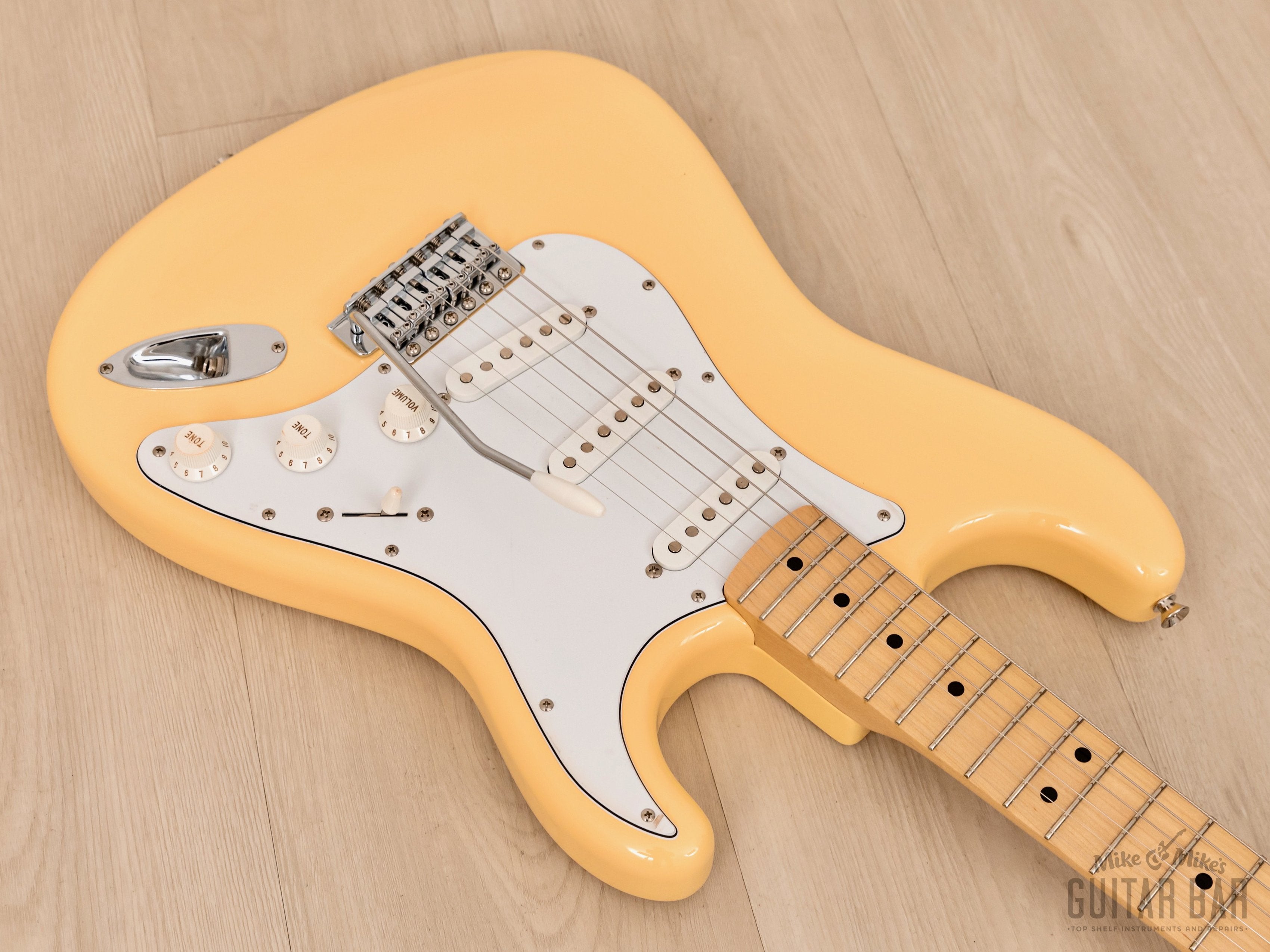 2012 Fender Stratocaster ‘72 Vintage Reissue ST72 Yellow White w/ Tags, Japan MIJ