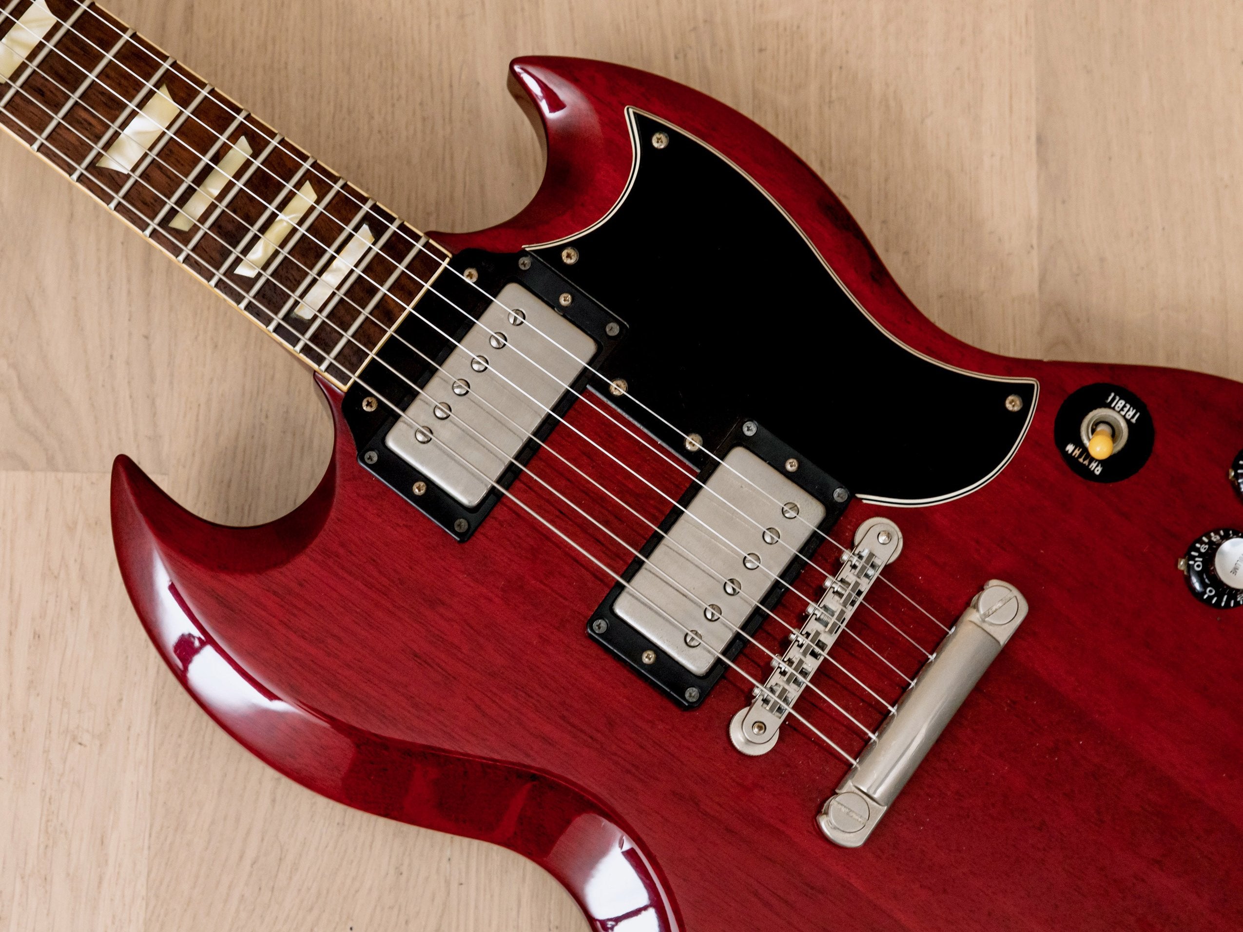 1989 Orville by Gibson '61 SG Standard Heritage Cherry, 100% Original w/ USA Bill Lawrence Humbuckers, Japan