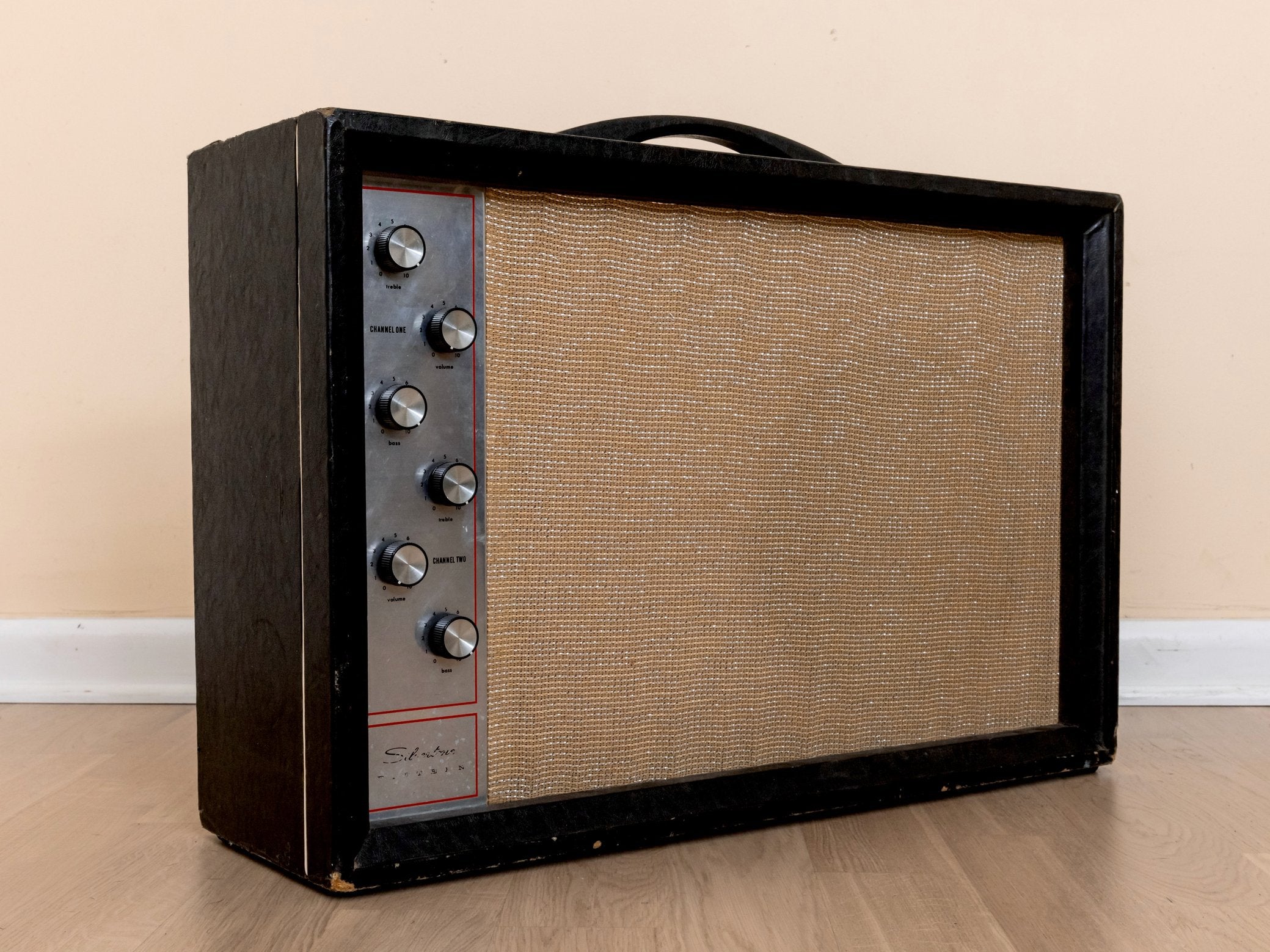 1962 Silvertone 1473 Vintage Tube Guitar Combo Amplifier 1x15, Danelectro USA
