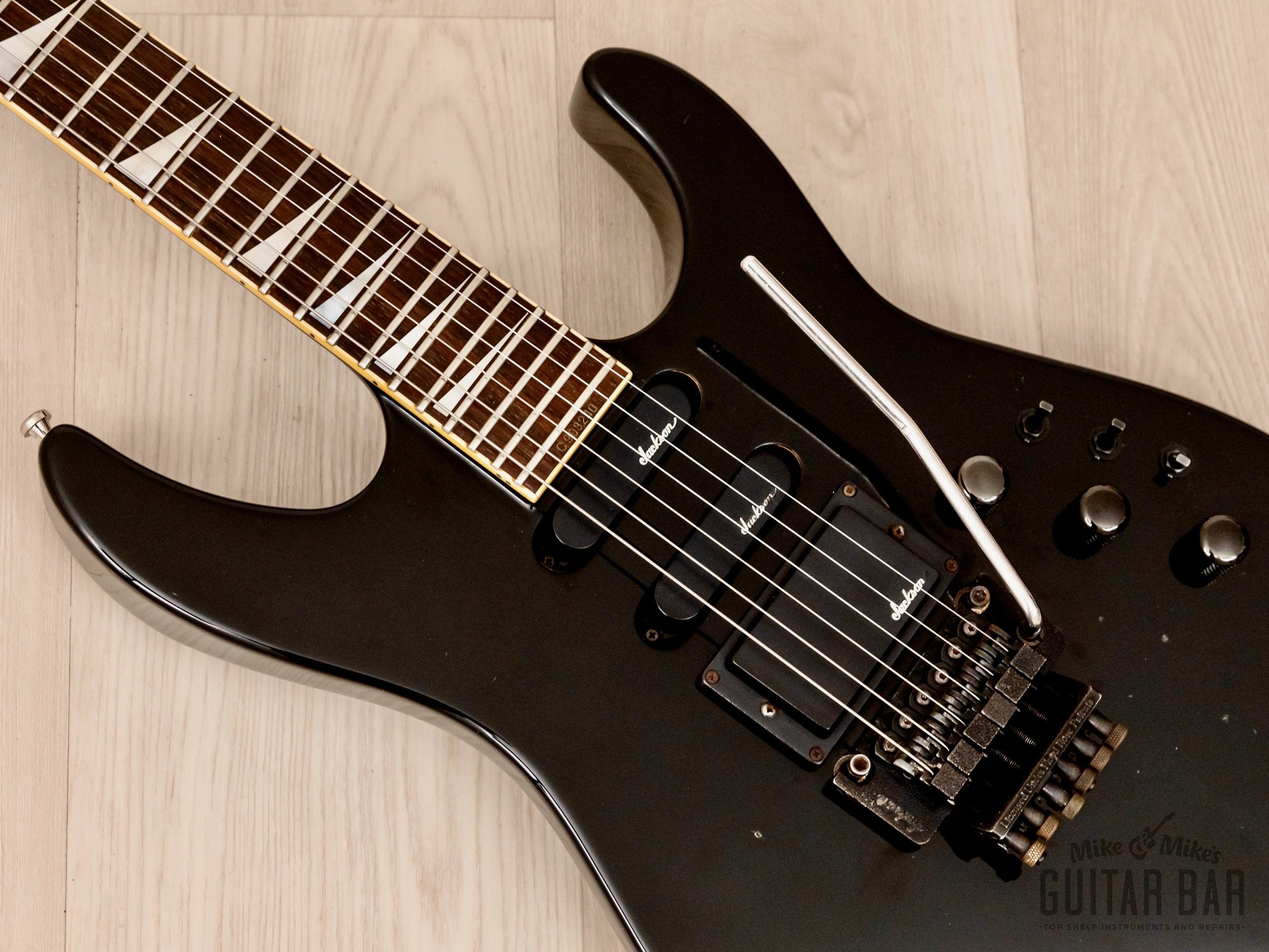 1989 Charvel by Jackson Model 6 HSS Vintage Electric Guitar Neck Through Black, Japan