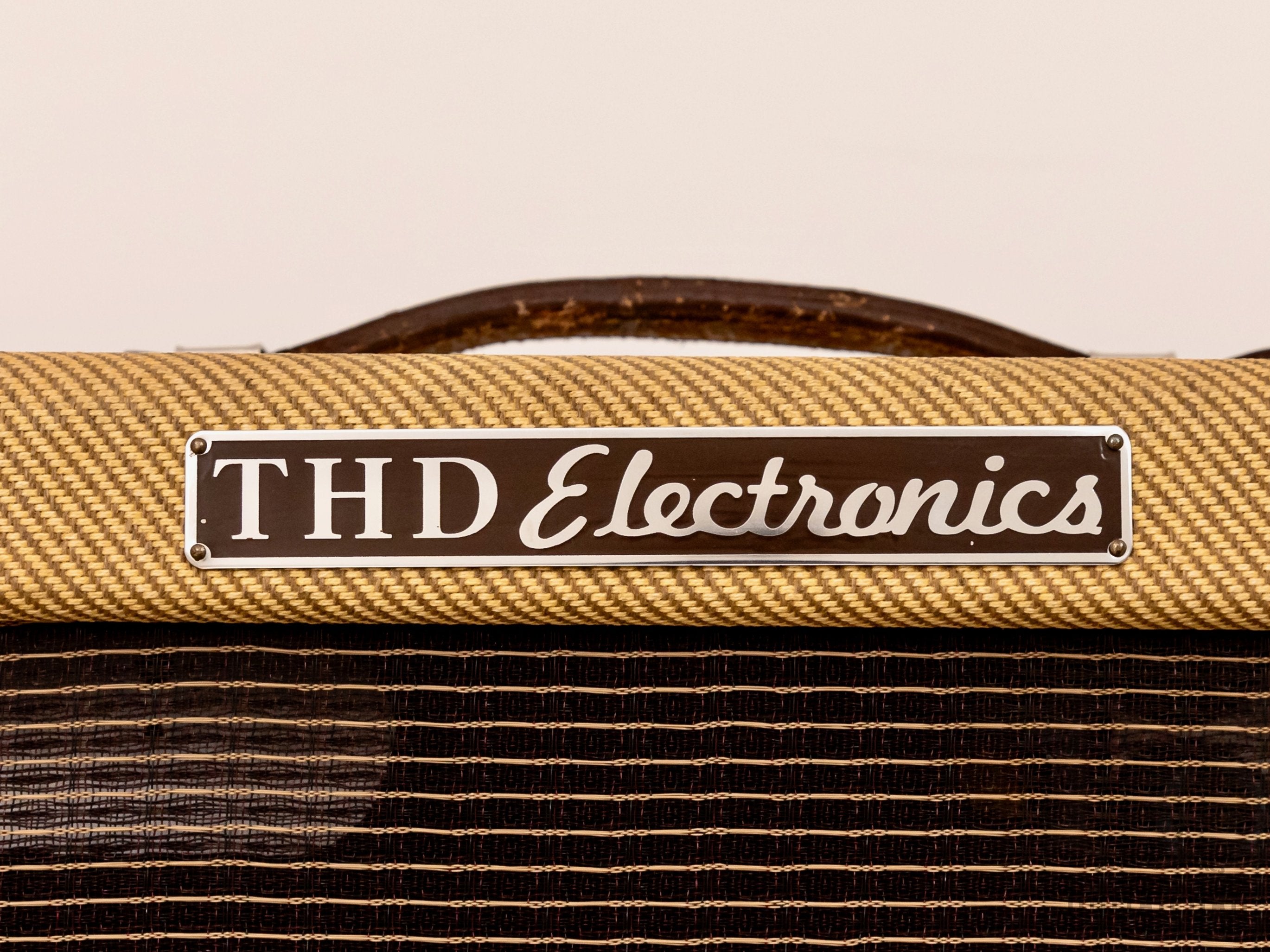 1989 THD Plexi 50 Boutique Tube Amp Head & 2x12 Cab, Tweed-Covered w/ Celestion Longhorn 12