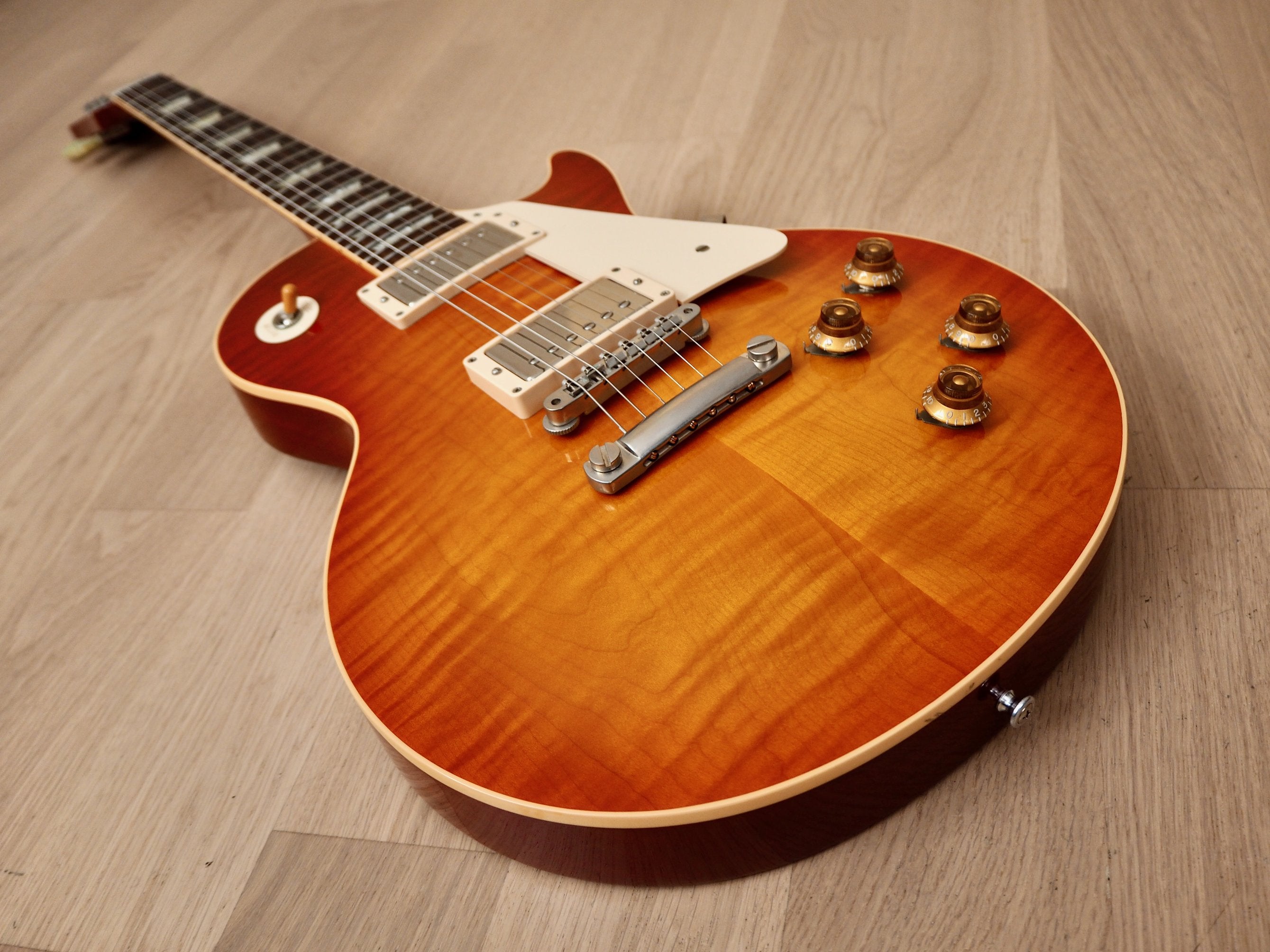 2010 Gibson Custom Shop Historic 1960 Les Paul Standard R0 Flame Top Ice Tea Sunburst w/ Case