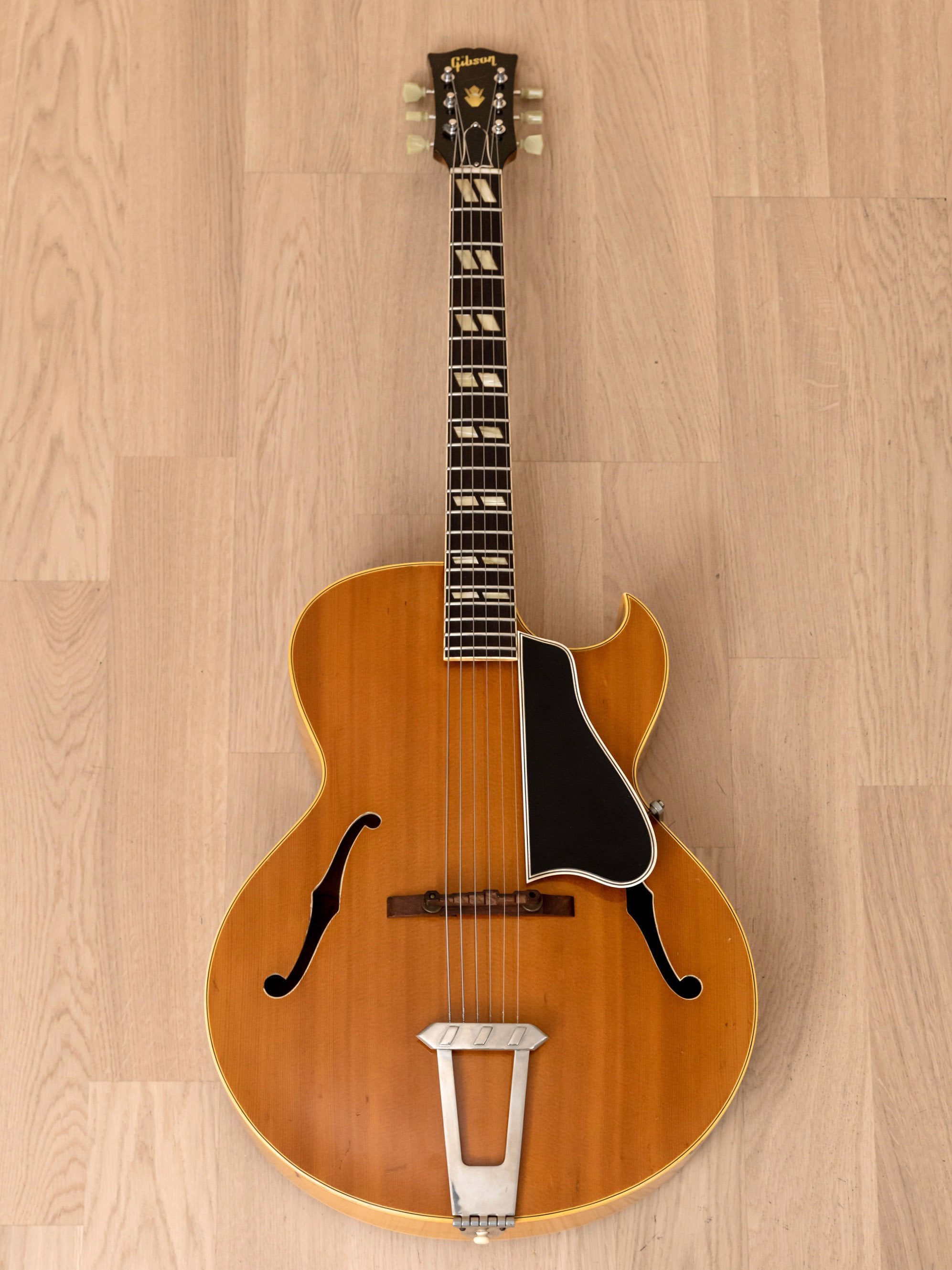 1960 Gibson L-4C Carved Top Cutaway Vintage Archtop Acoustic Guitar Blonde w/ Case, Hangtag