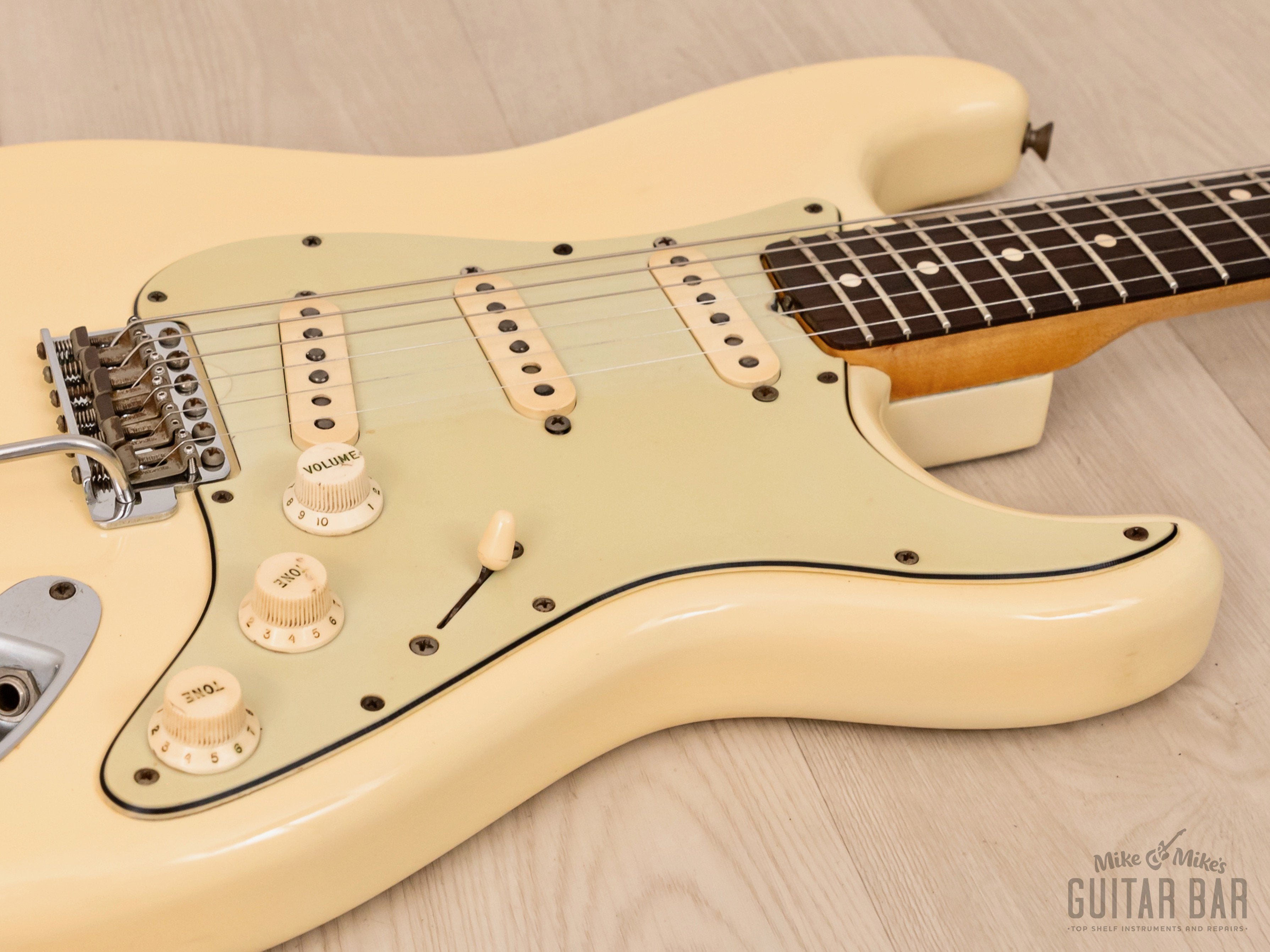 1961 Fender Stratocaster Vintage Pre-CBS Guitar Olympic White w/ Case