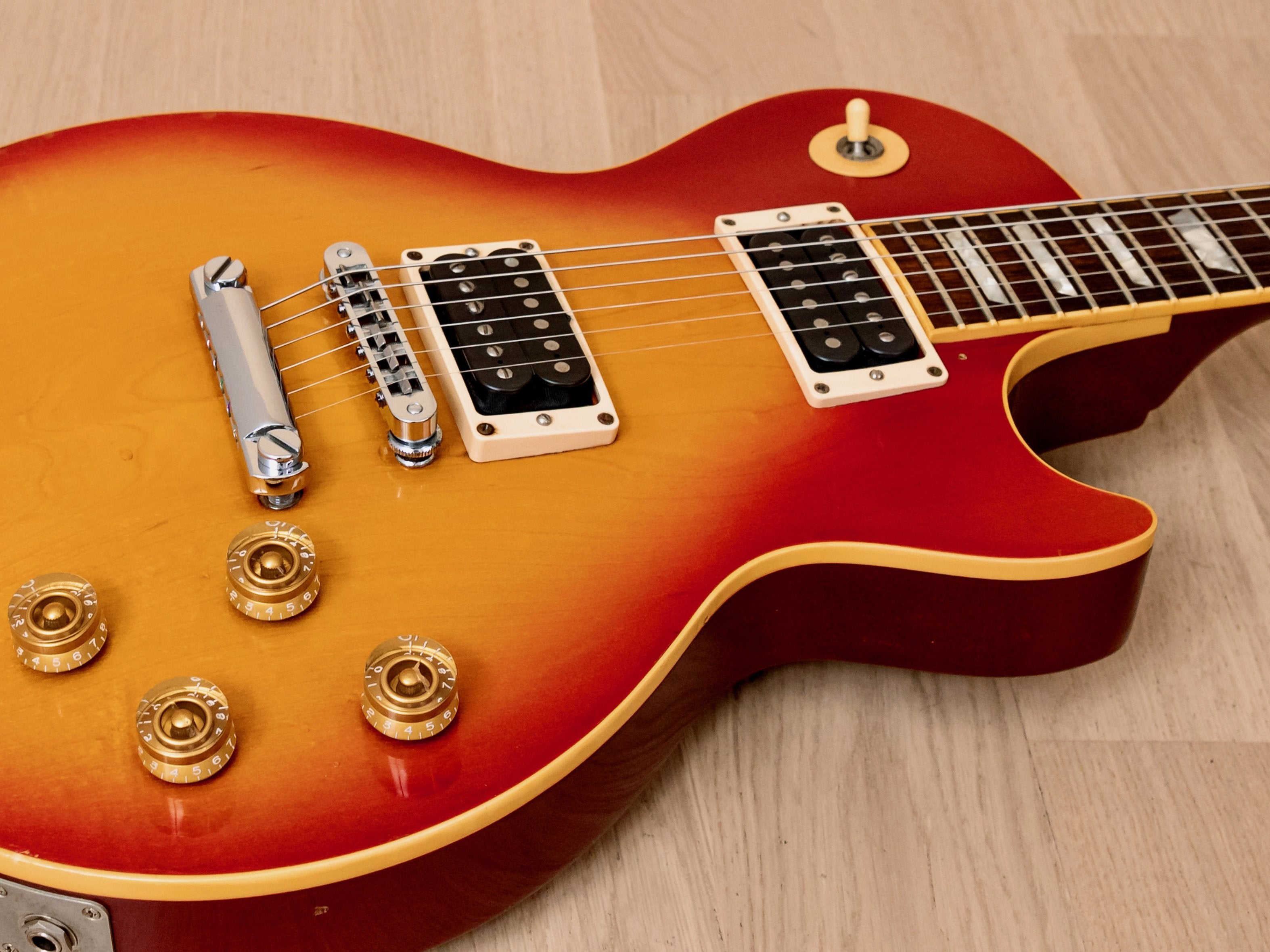 1997 Gibson Les Paul Standard Cherry Sunburst, Dimarzio PAF Pickups w/ Case & Tags, Yamano