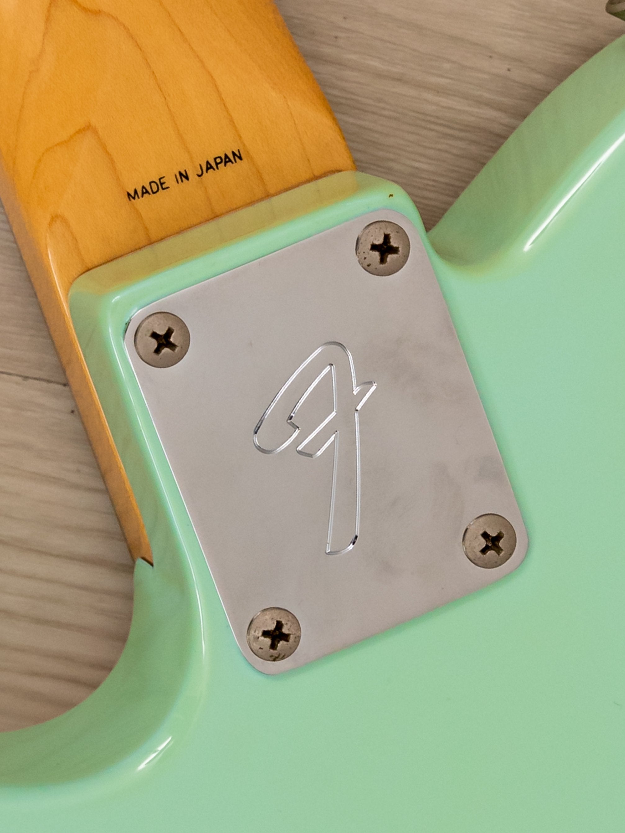 1980s Fender Telecaster Thinline Partscaster w/ Mahogany Body & USA Pickups, Surf Green, Japan MIJ