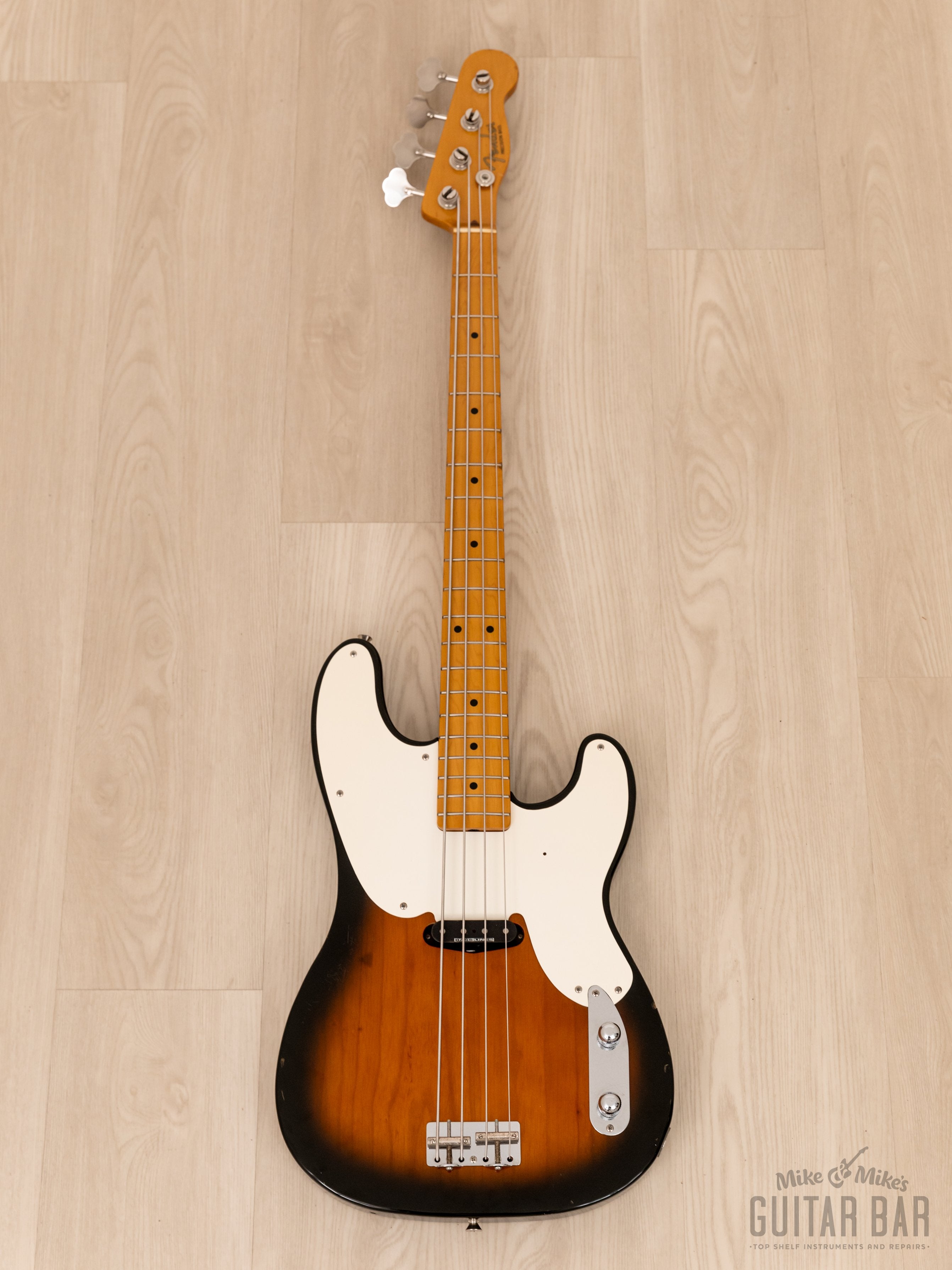 1991 Fender Precision Bass '51 Vintage Reissue OPB-51DM Sunburst w/ USA Pickup, Japan MIJ Fujigen