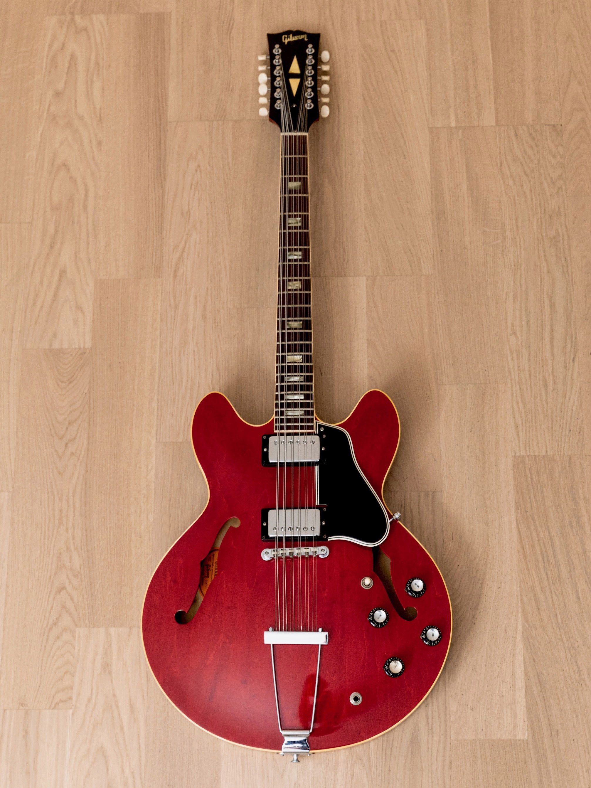 1966 Gibson ES-335-12 TDC Vintage 12 String Guitar Cherry, Collector-Grade w/ Case