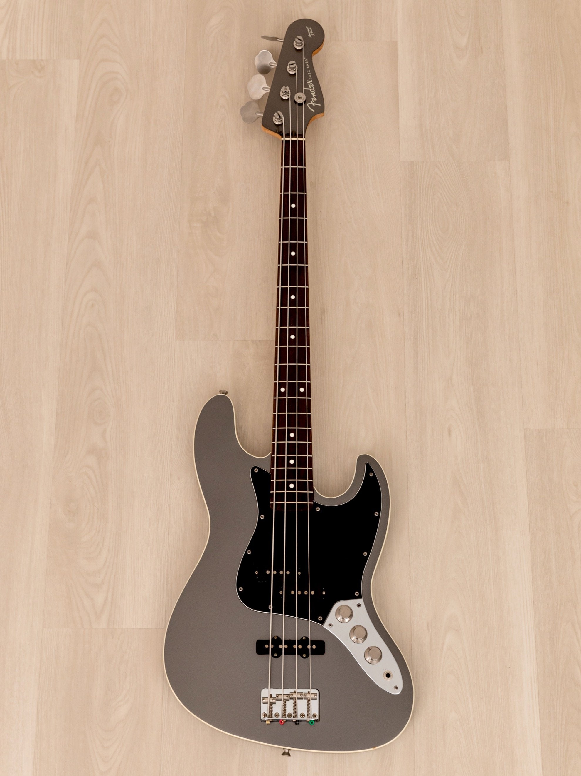 2008 Fender Aerodyne Jazz Bass PJ Electric Bass Guitar Dolphin Grey, Japan CIJ