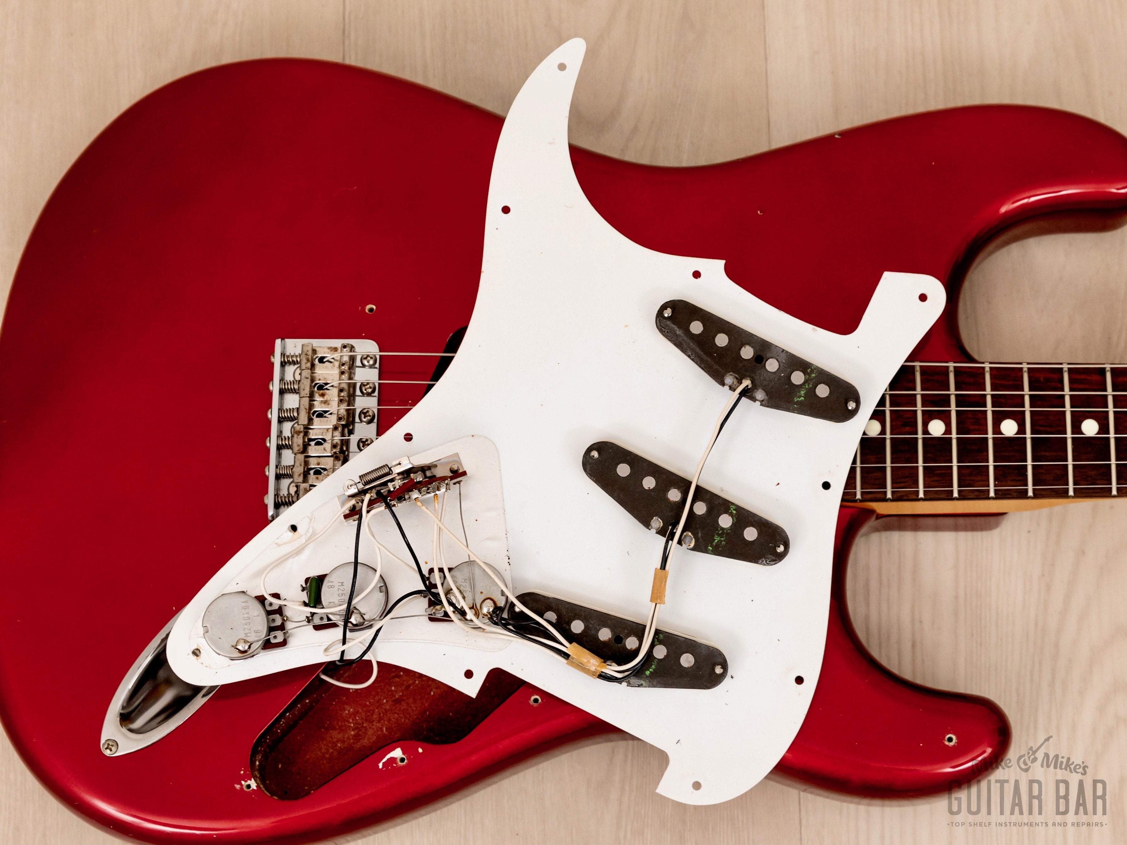 1984 Fender Stratocaster JV '62 Vintage Reissue ST62-55 Candy Apple Red, 100% Original, Japan MIJ Fujigen