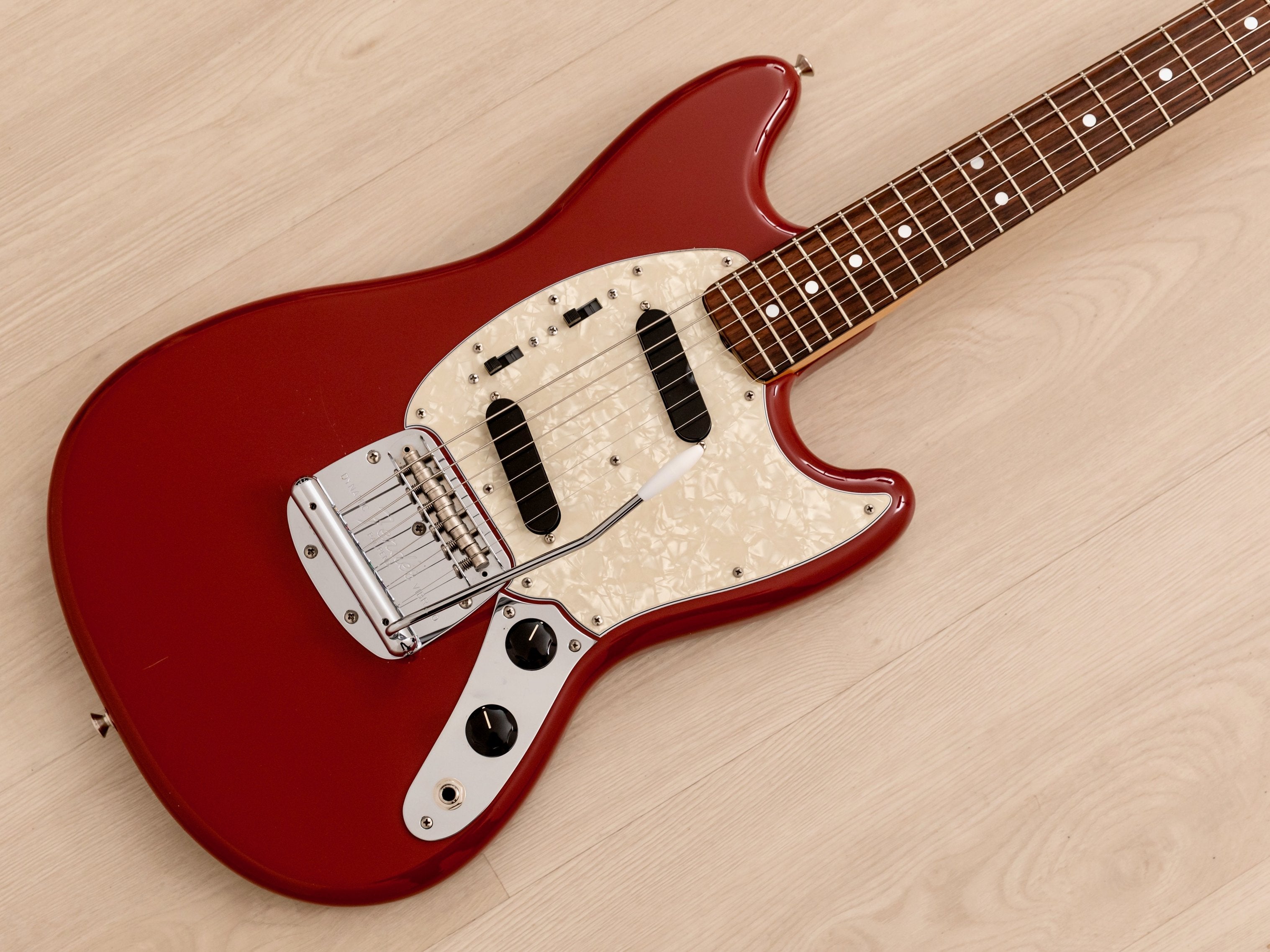 2010 Fender Mustang '65 Vintage Reissue MG65 Dakota Red w/ Gray