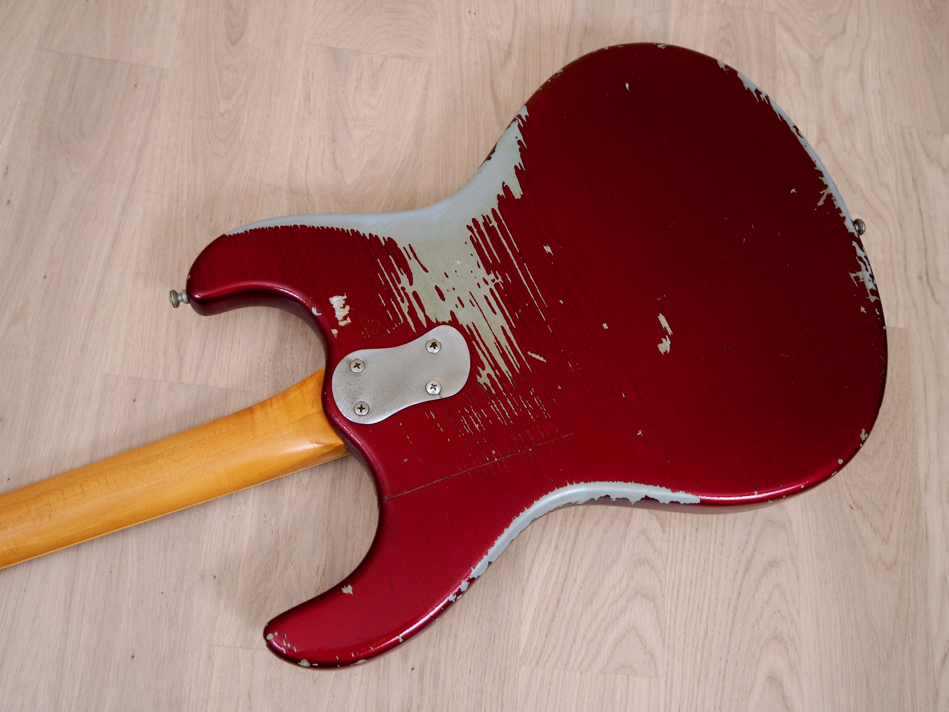 1978 Mosrite Ventures Model Mark I Vintage Electric Guitar, Candy Apple Red, USA-Made
