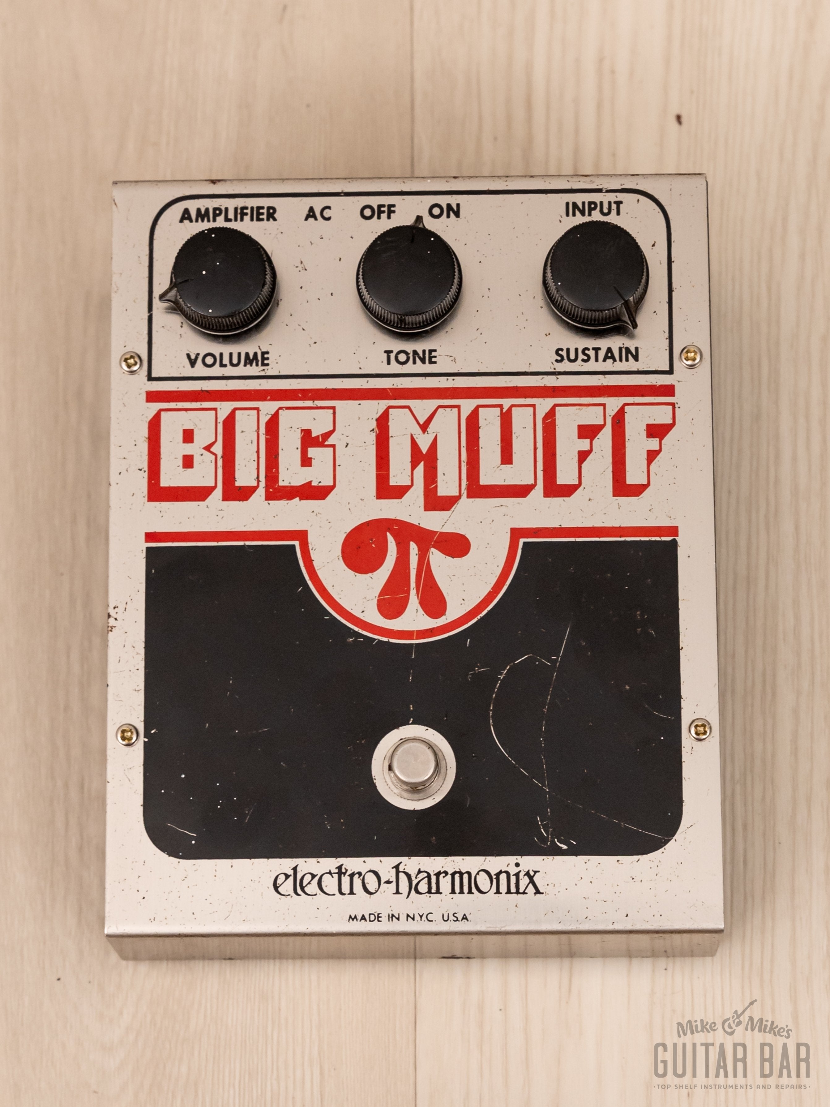 1977 Electro Harmonix Big Muff V4 Op-Amp IC Vintage Fuzz Guitar Effects  Pedal