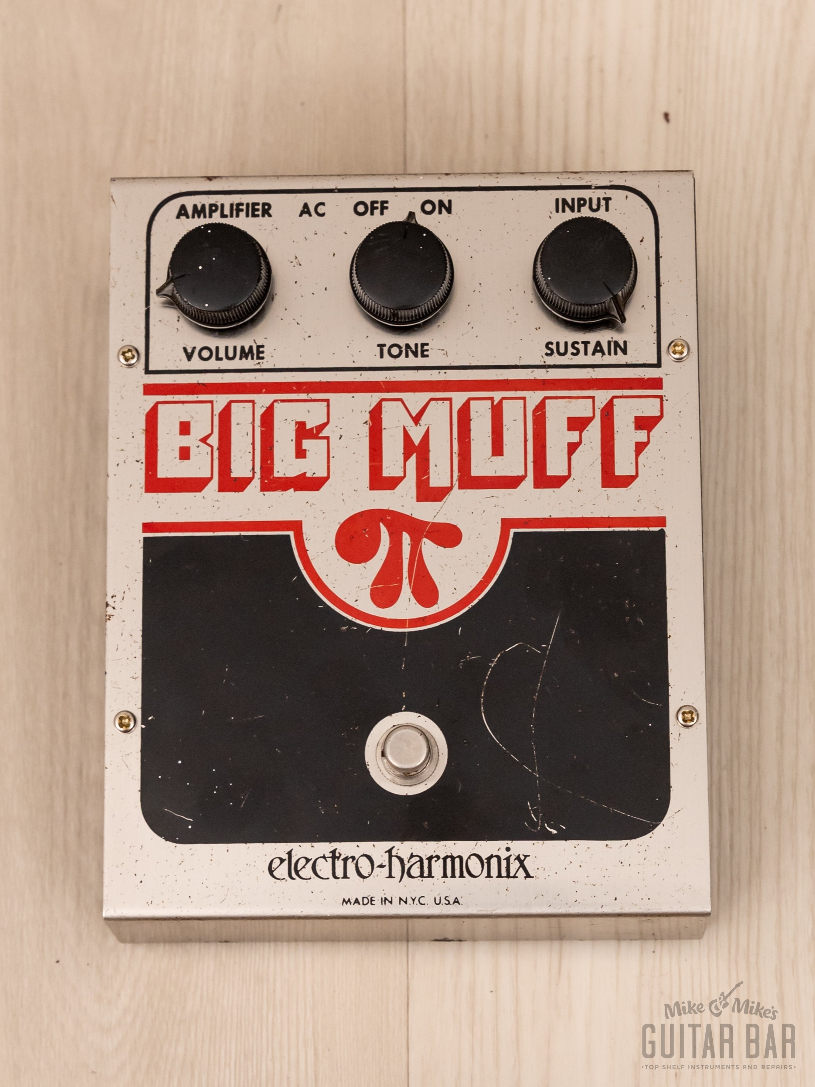 1977 Electro Harmonix Big Muff V4 Op-Amp IC Vintage Fuzz Guitar 